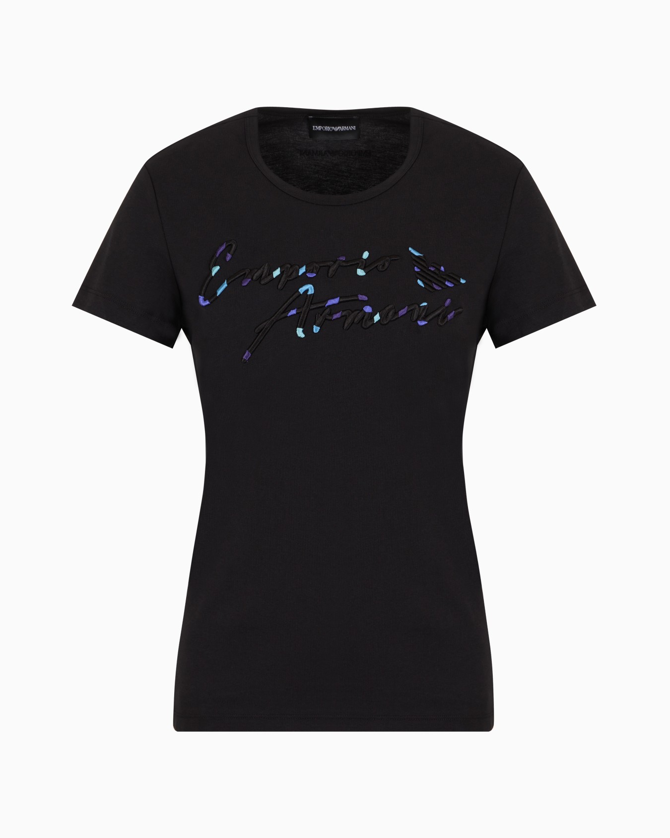 ASV Supima jersey T-shirt with embossed signature logo embroidery Slide 0