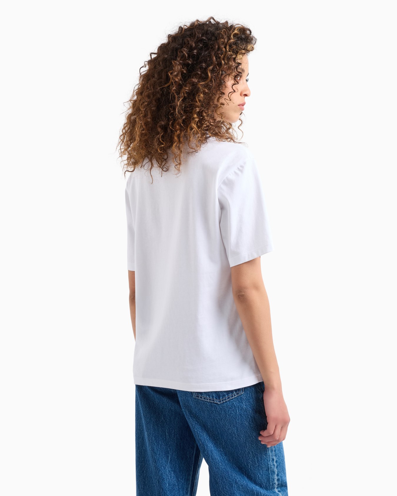 ASV organic heavyweight jersey T-shirt with sequin logo print and embroidery Slide 2