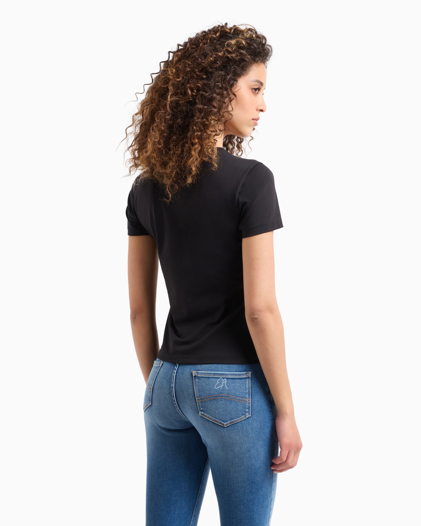 ASV organic stretch jersey T-shirt with oversized eagle pattern Slide 2