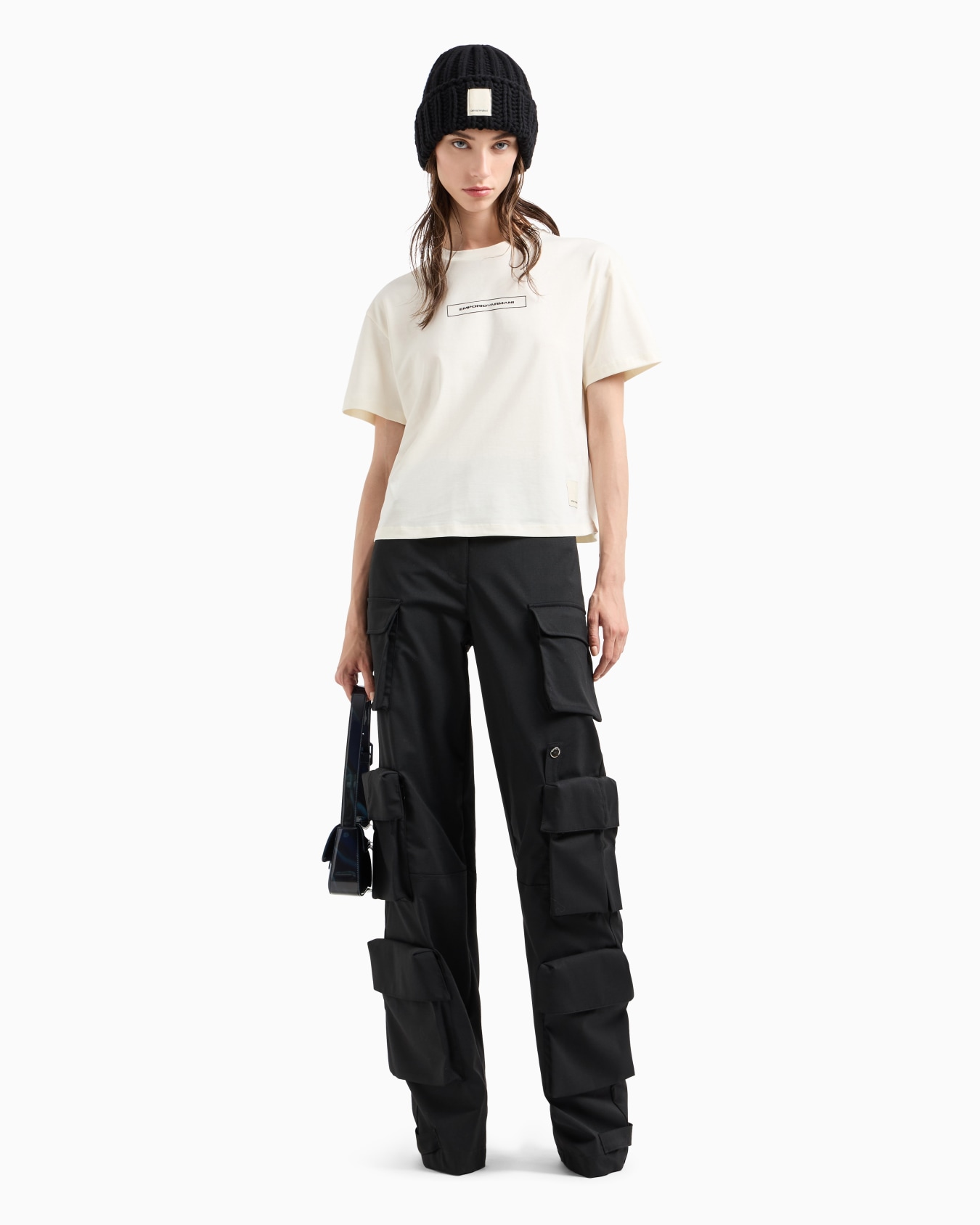ASV Black Blue capsule collection organic-jersey T-shirt with print Slide 3