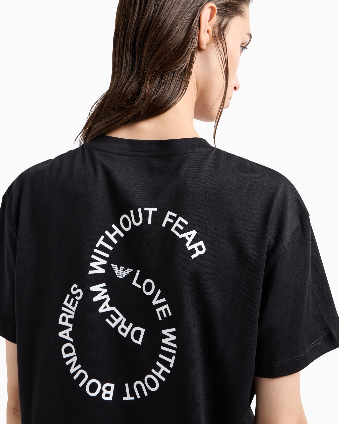 ASV Black Blue capsule collection organic-jersey T-shirt with print Slide 3