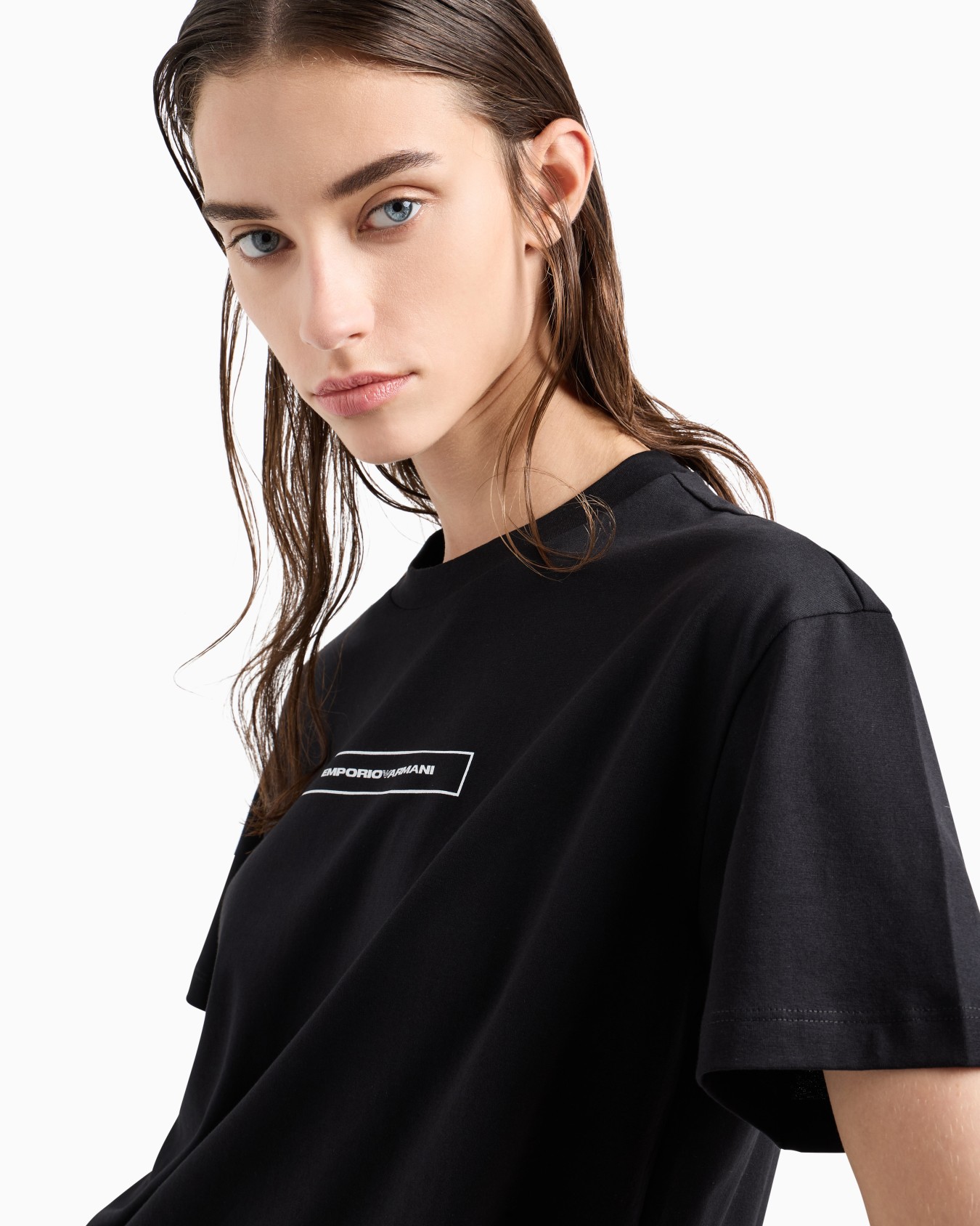 ASV Black Blue capsule collection organic-jersey T-shirt with print Slide 4