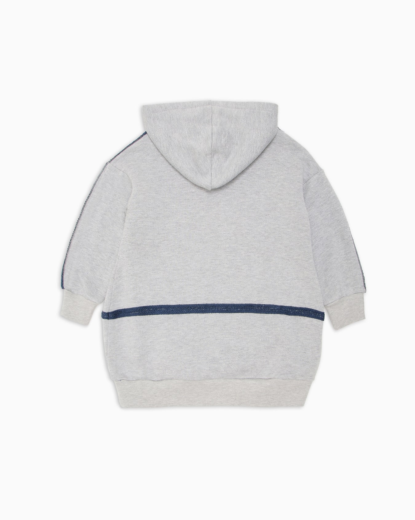 Kleid aus Sweatstoff mit Kapuze und EA-Logo-Stickerei Folie 2