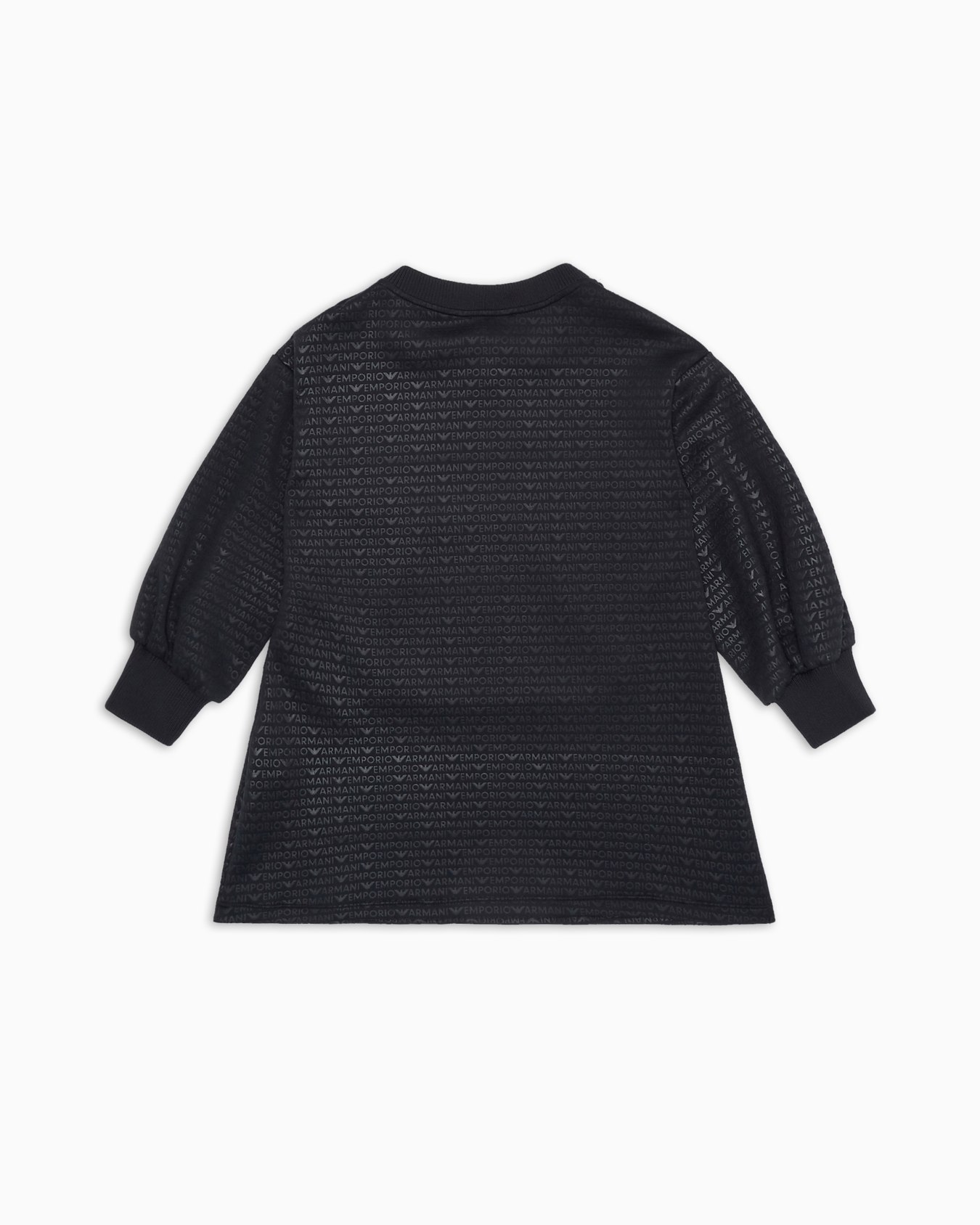 Jersey dress with all-over logo lettering Slide 2