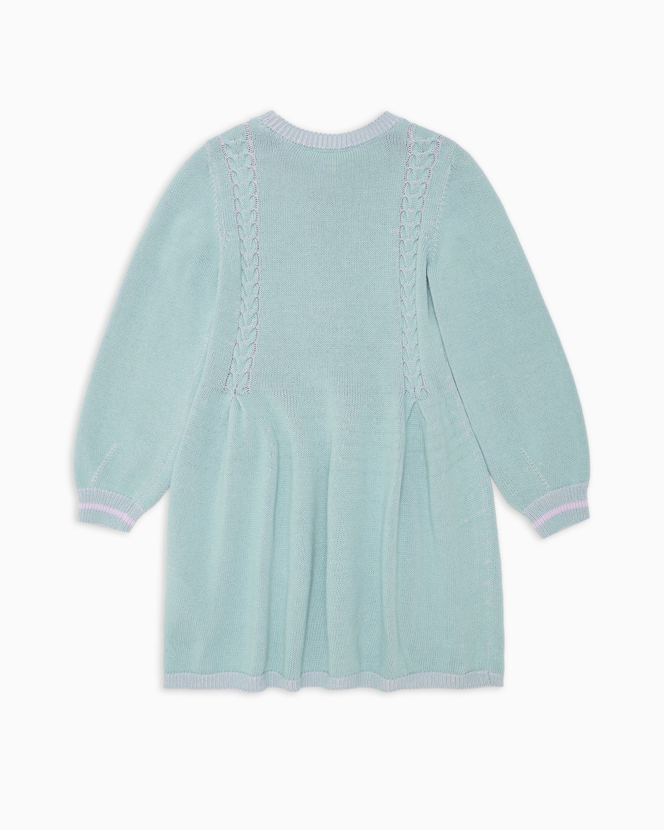 Robe en tricot avec détails tressés Diapositive 2