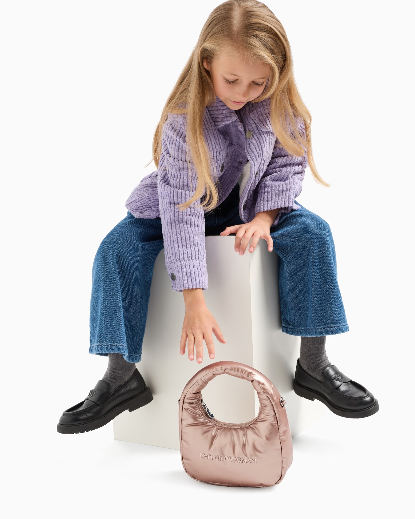 Blouson en tissu doux côtelé Diapositive 5