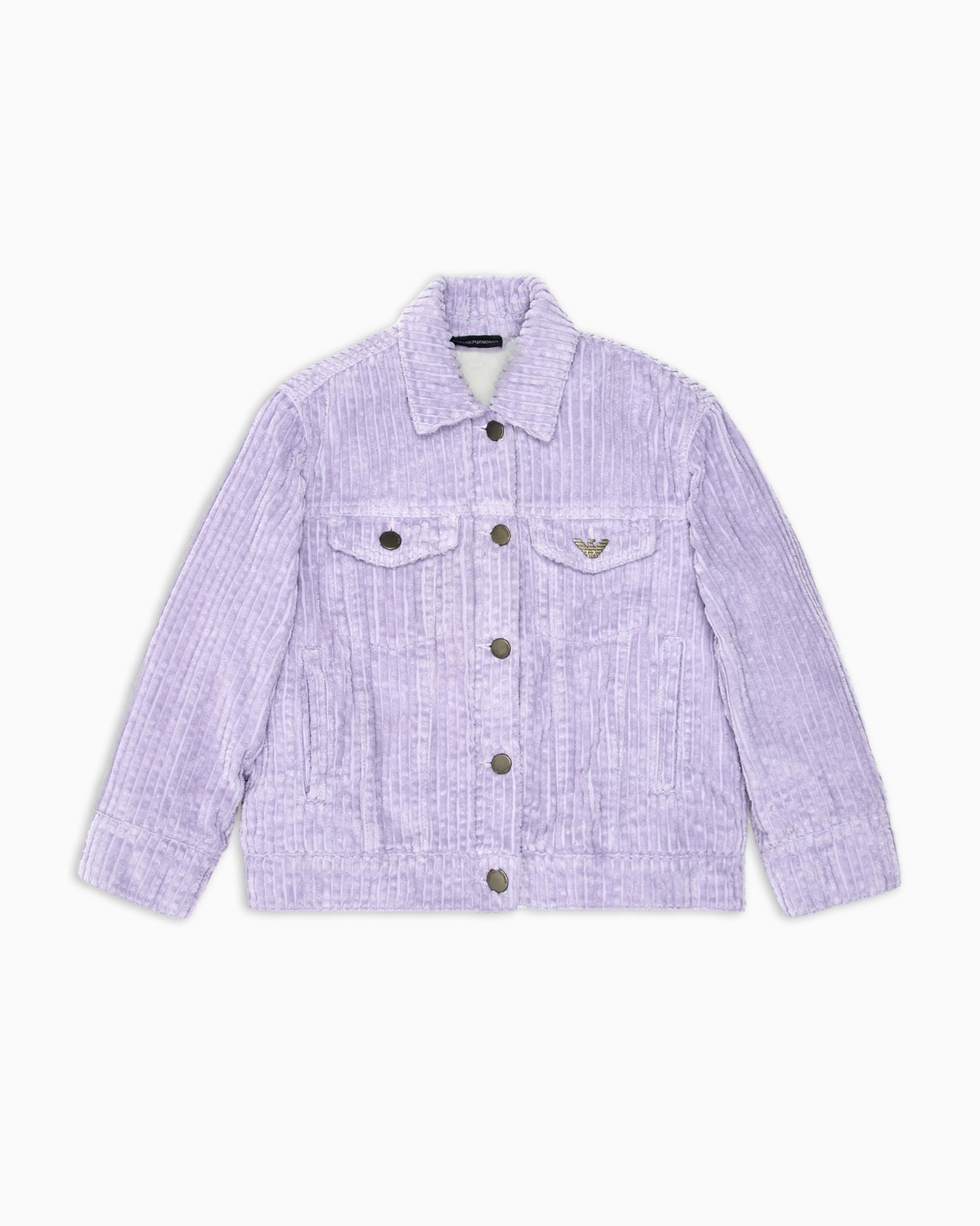 Blouson en tissu doux côtelé Diapositive 0