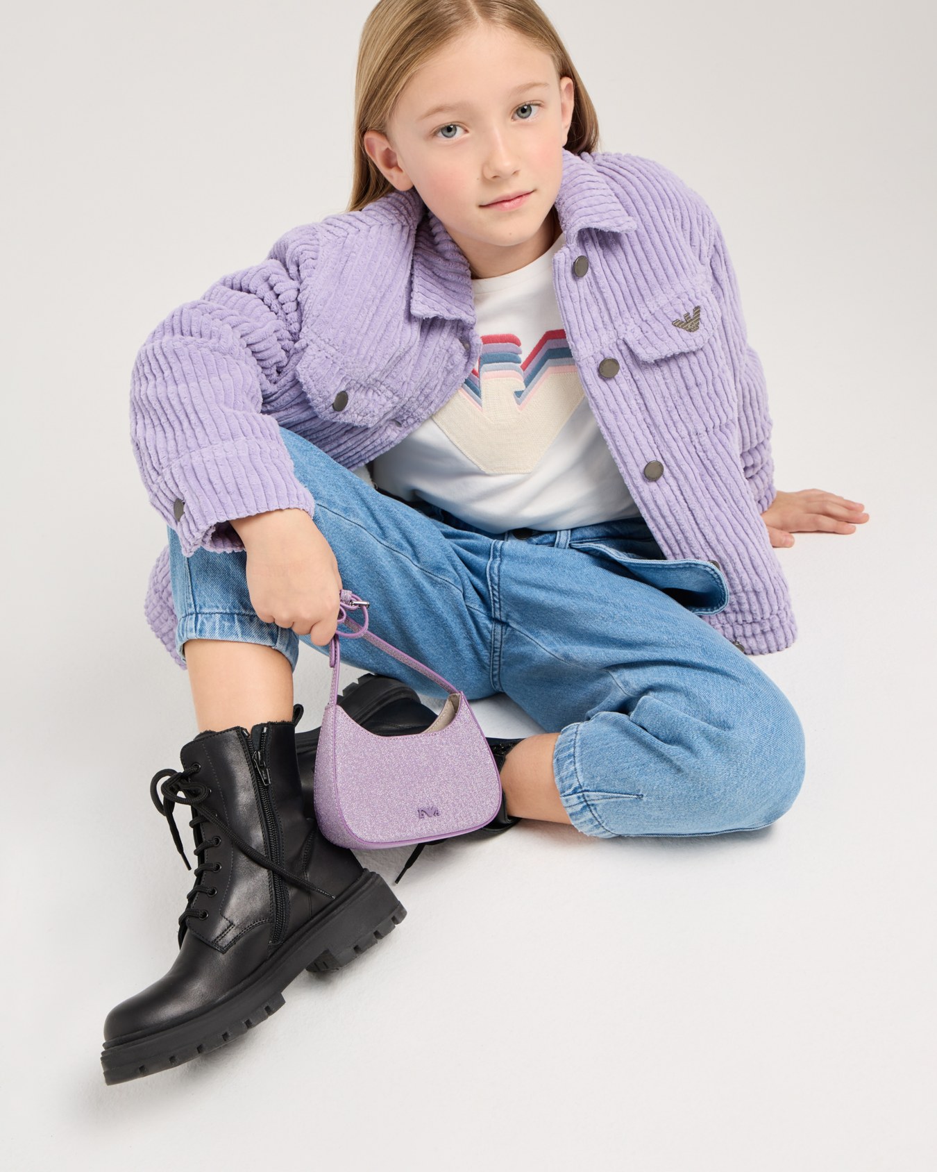 Blouson en tissu doux côtelé Diapositive 6