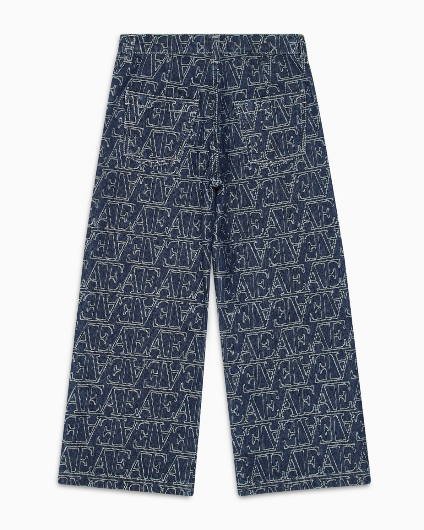 Jean J33 en denim jacquard avec inscription all over Diapositive 2