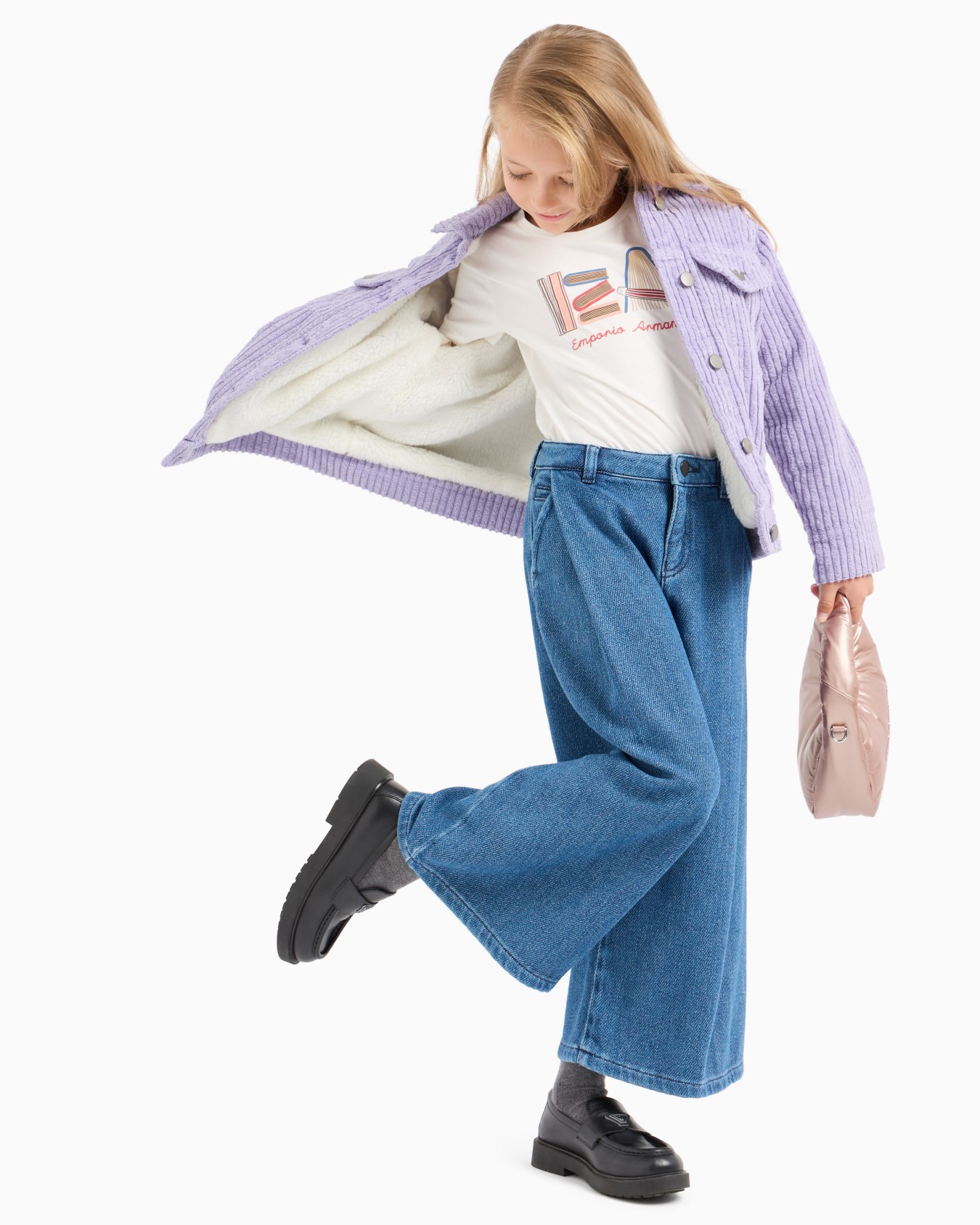 J40 Flared denim jeans with a very wide leg Slide 3