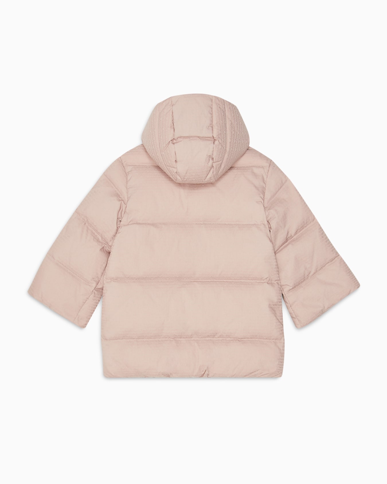 ASV hooded, quilted-nylon puffer jacket with logo lettering and recycled down Slide 2