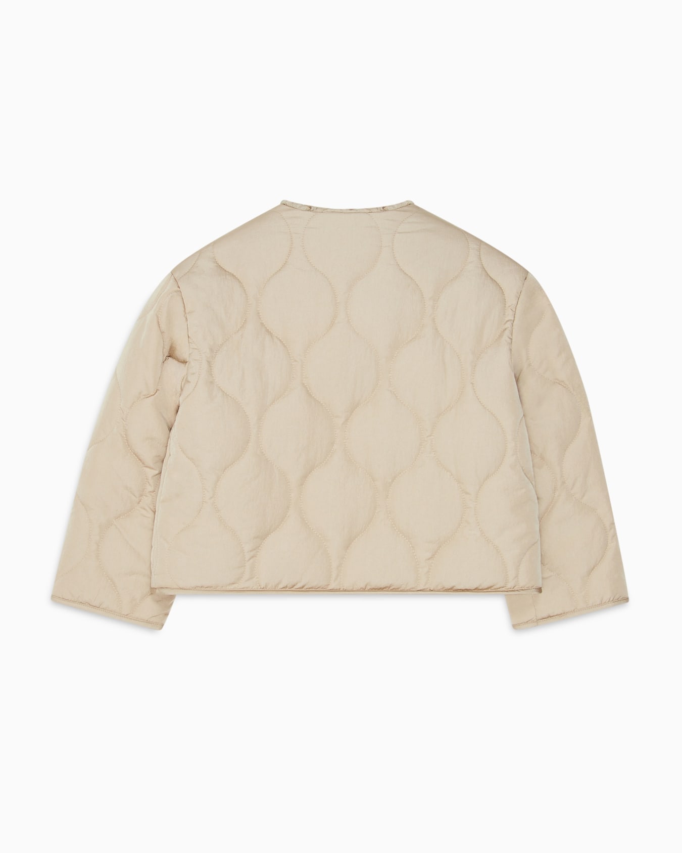 Quilted blouson with teddy-effect lining Slide 2