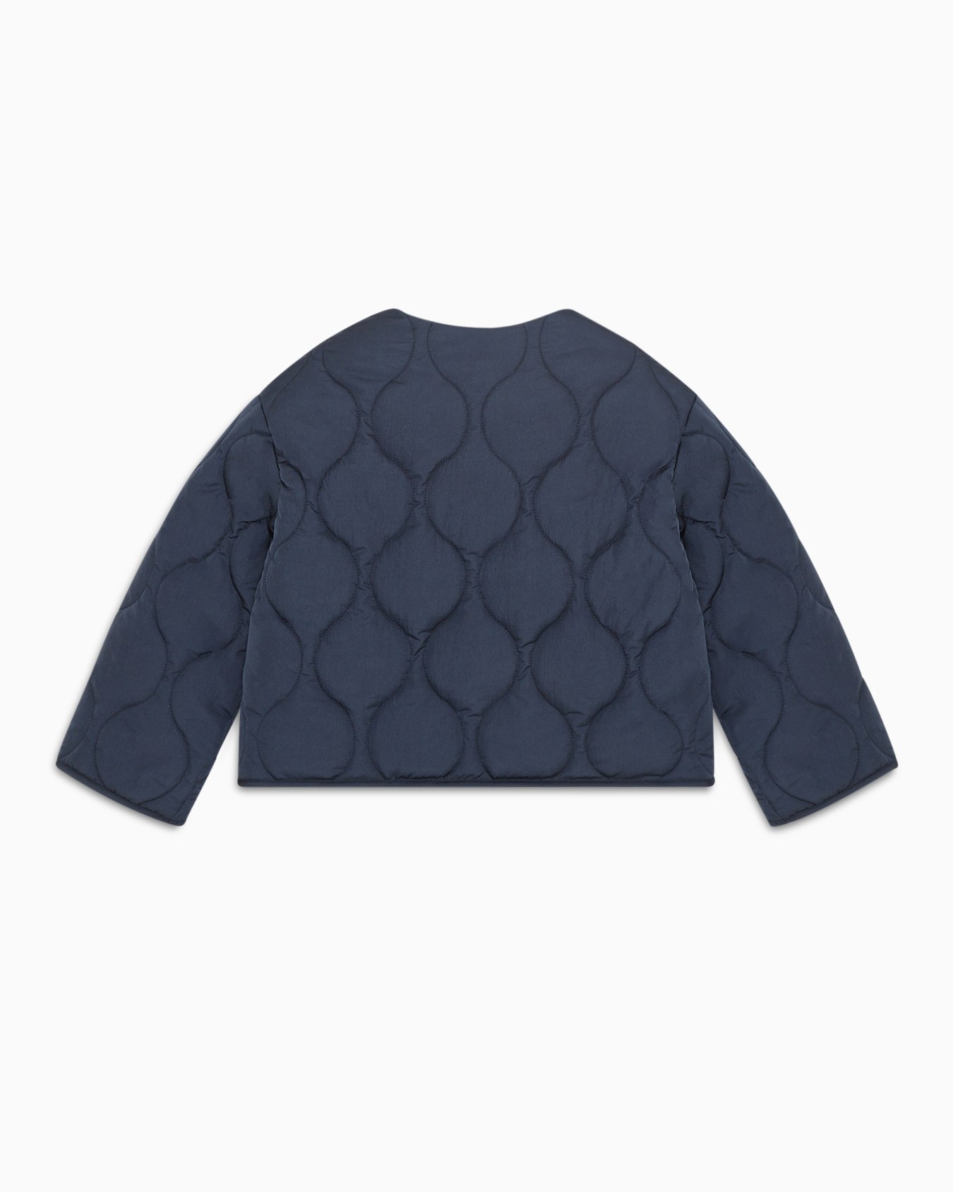 Quilted blouson with teddy-effect lining Slide 2
