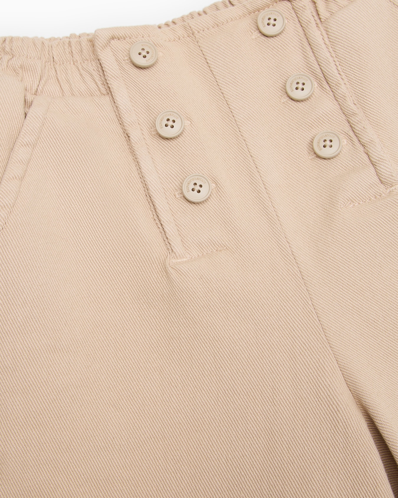 Pantalon taille élastique avec boutons Diapositive 1