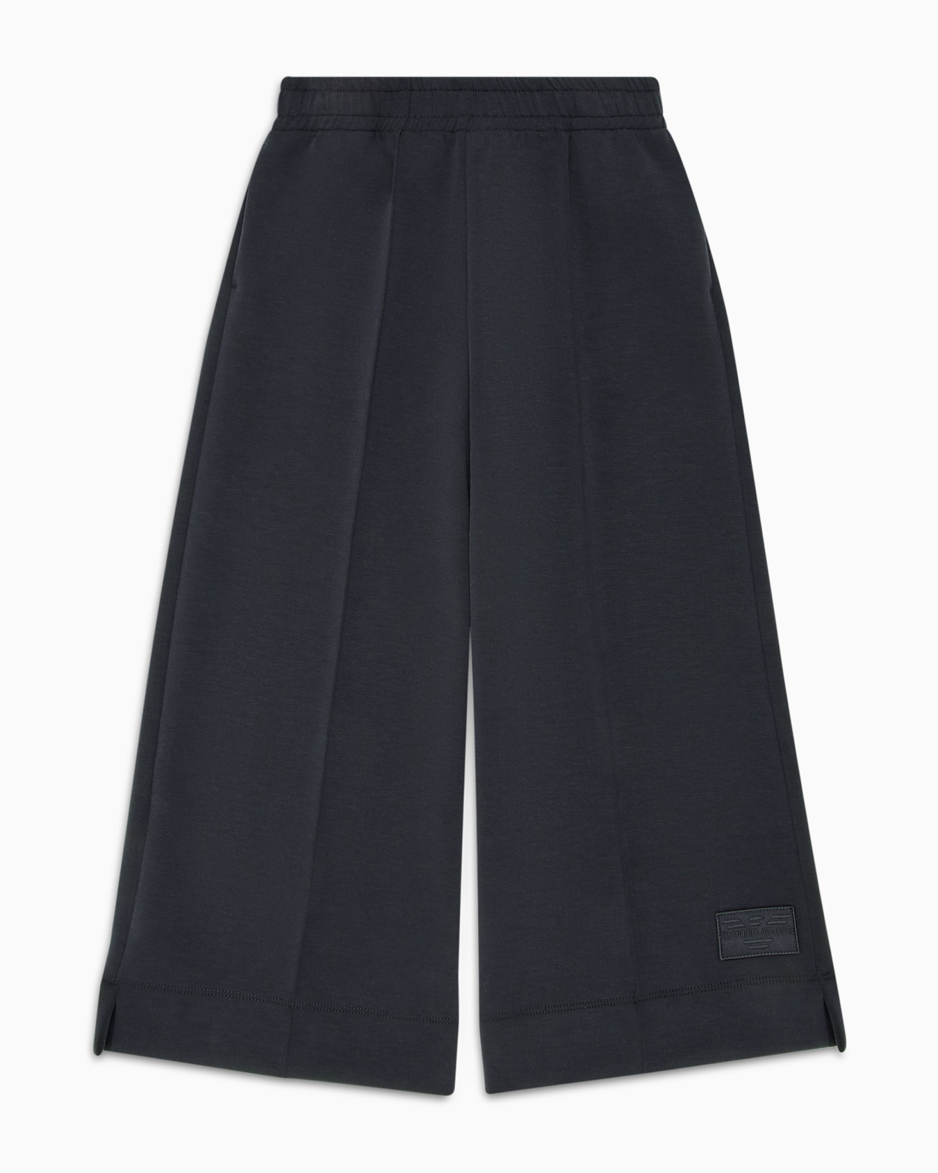 Modal jersey flared trousers with elasticated waist Slide 0