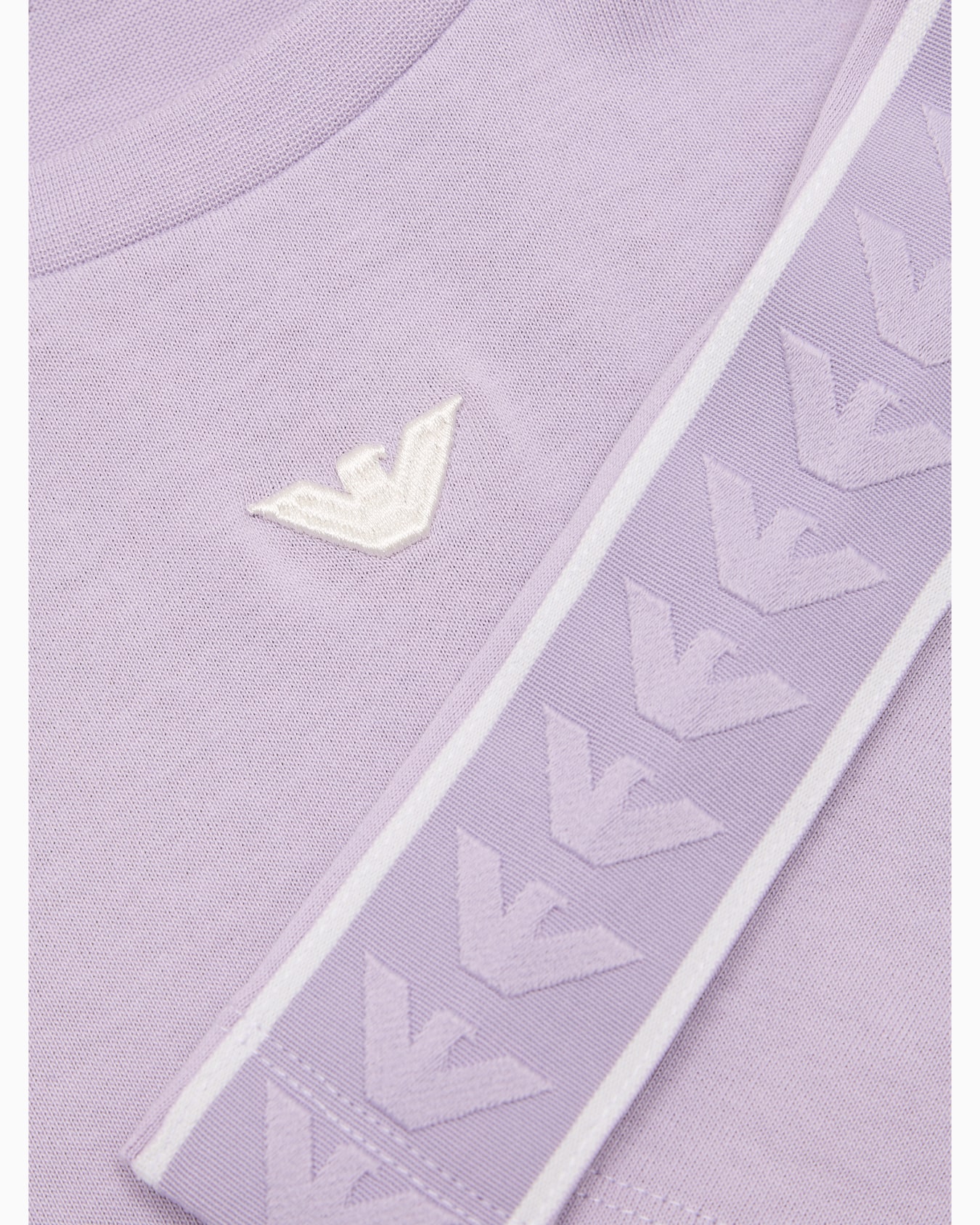 ASV Oversize-T-Shirt aus schwerem Jersey mit Band mit Adlern an den Ärmeln Folie 1