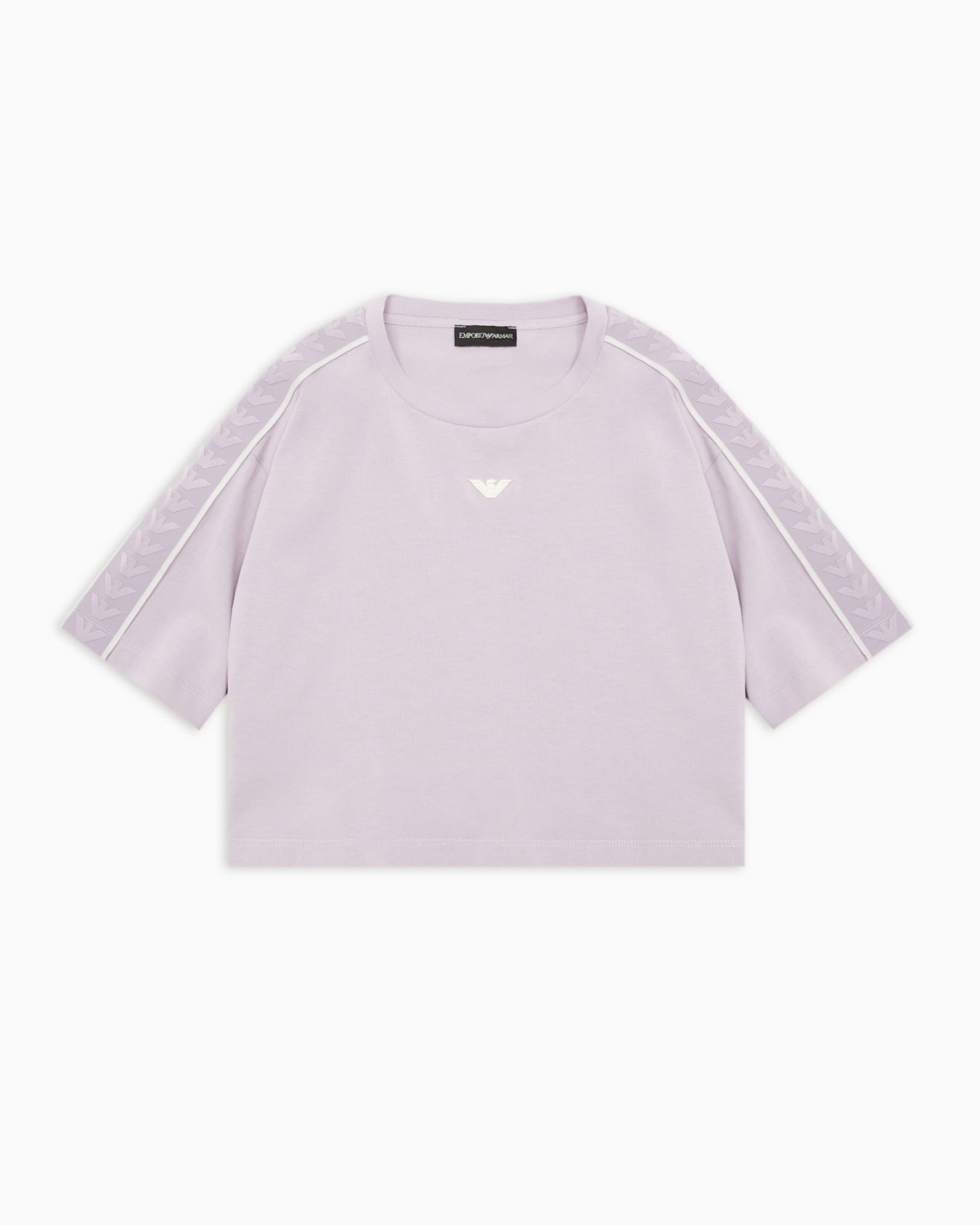 ASV Oversize-T-Shirt aus schwerem Jersey mit Band mit Adlern an den Ärmeln Folie 0