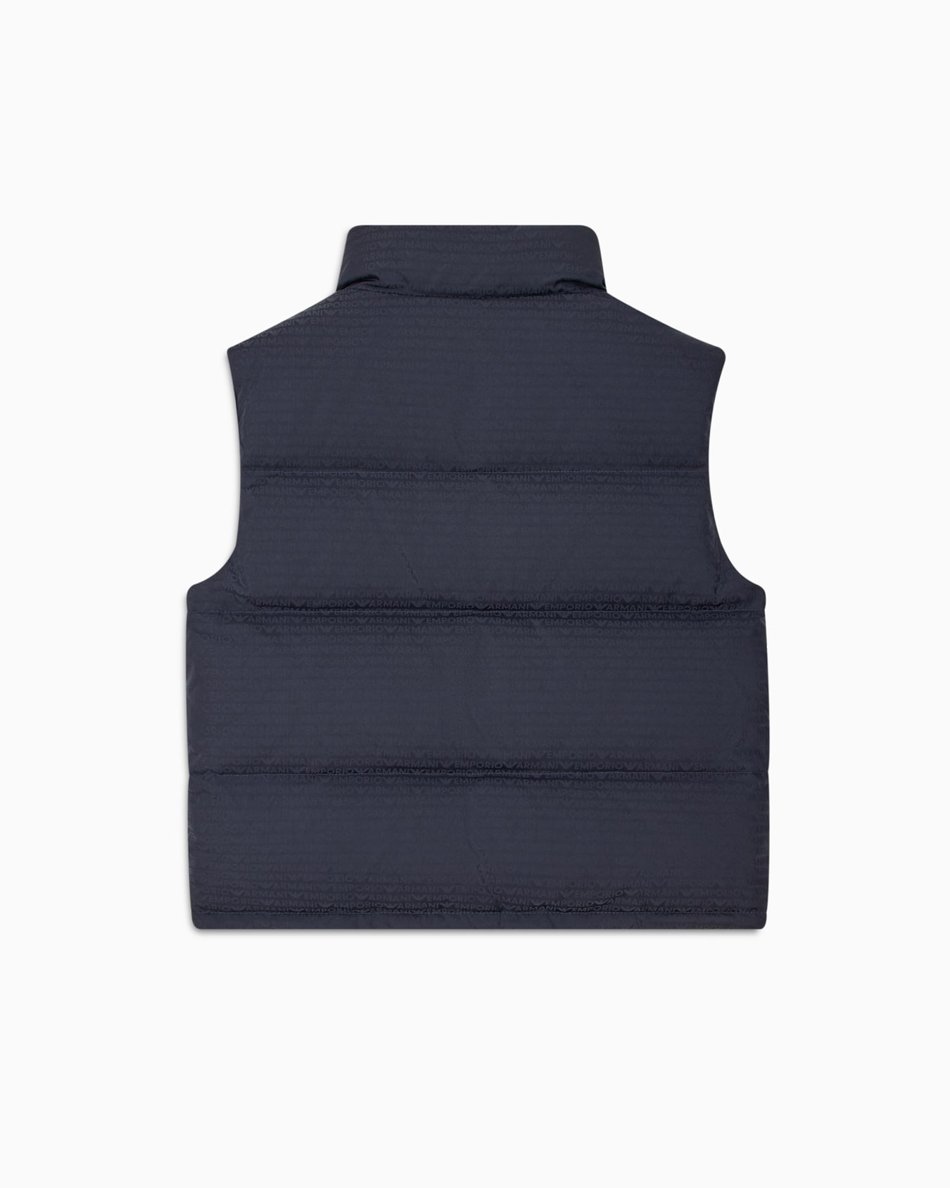 ASV sleeveless nylon puffer jacket with logo lettering and recycled down Slide 2