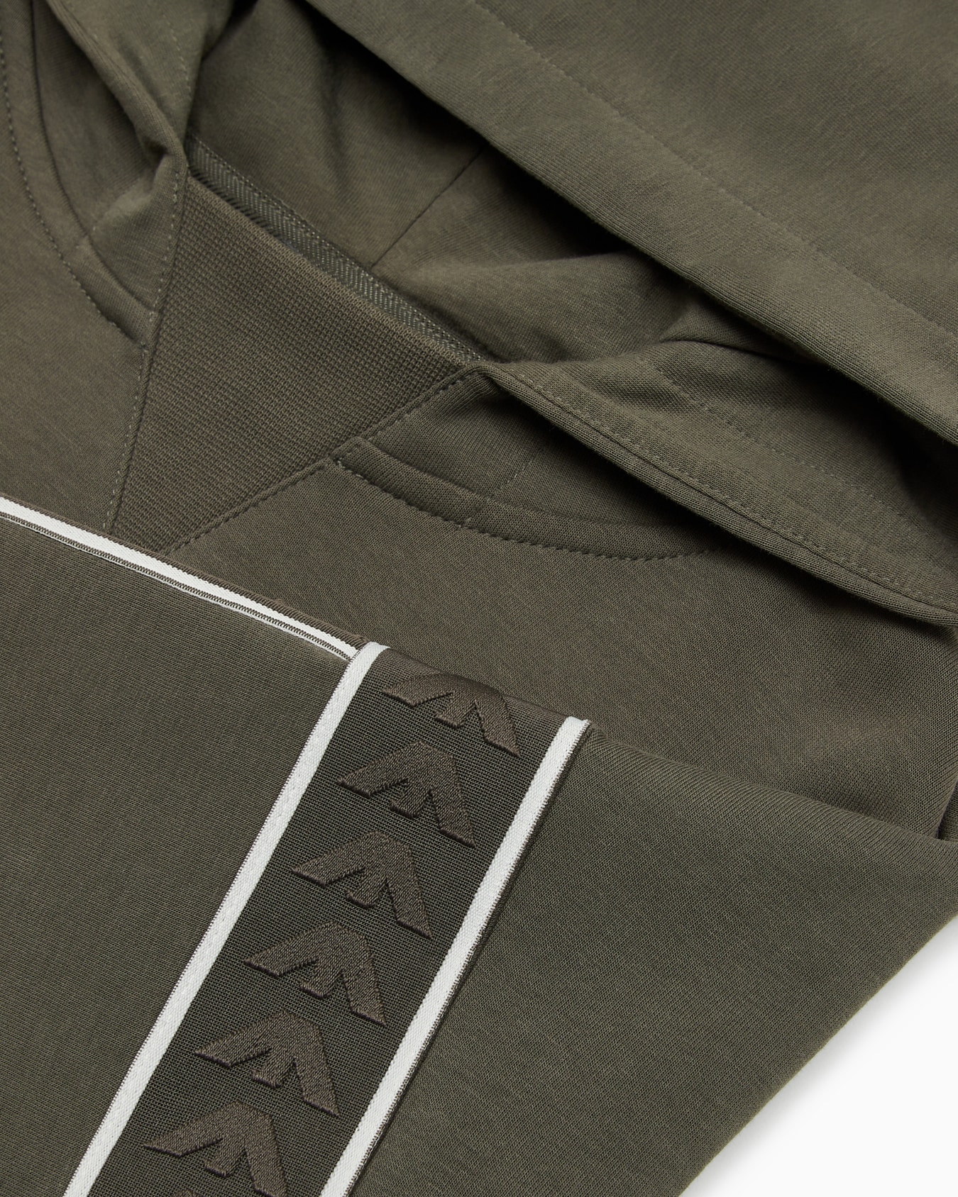 Oversize-Sweatshirt aus doppellagigem Jersey mit Logoband Folie 1