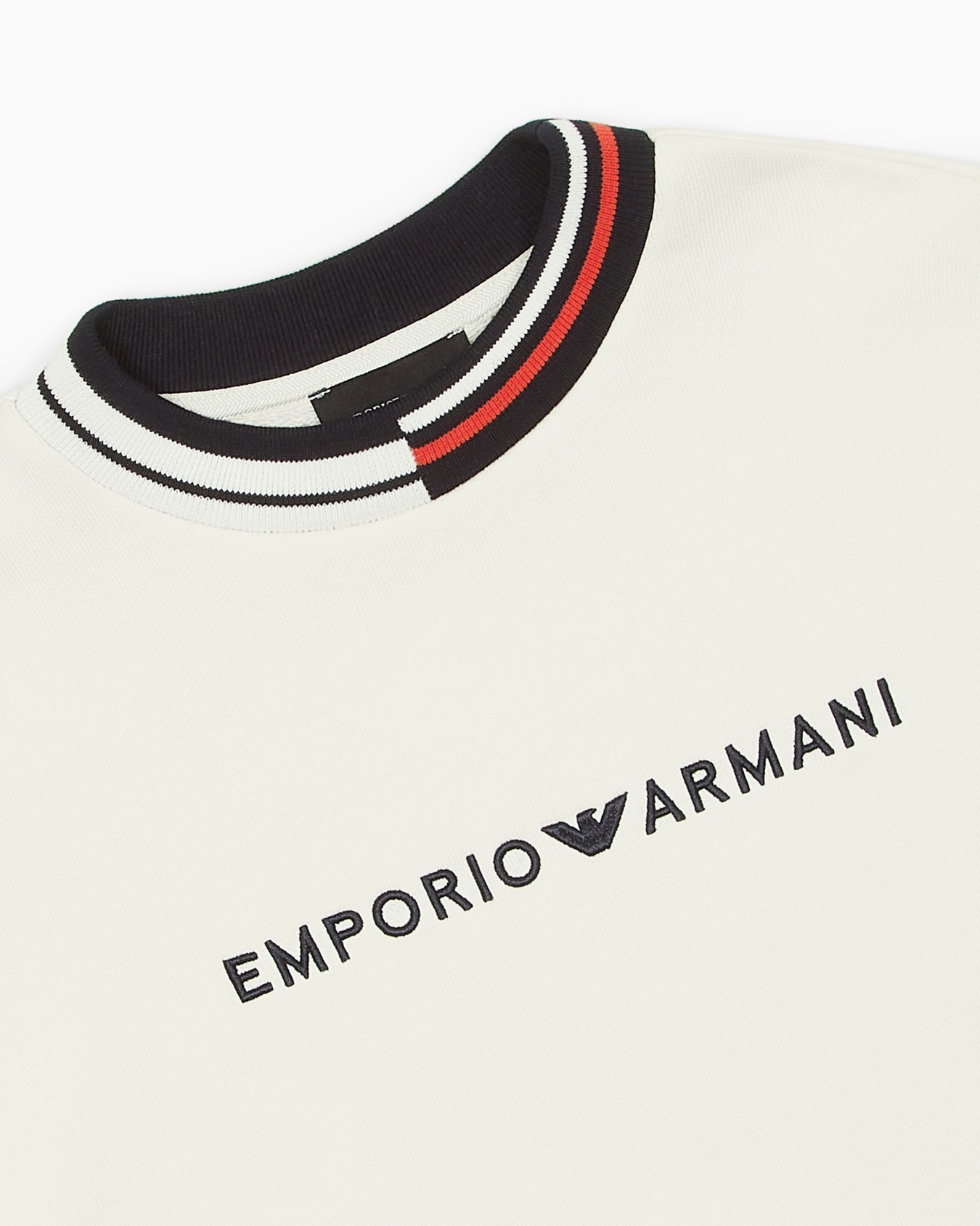 Sweat-shirt surdimensionné en tissu molletonné avec logo et détails contrastés Diapositive 1