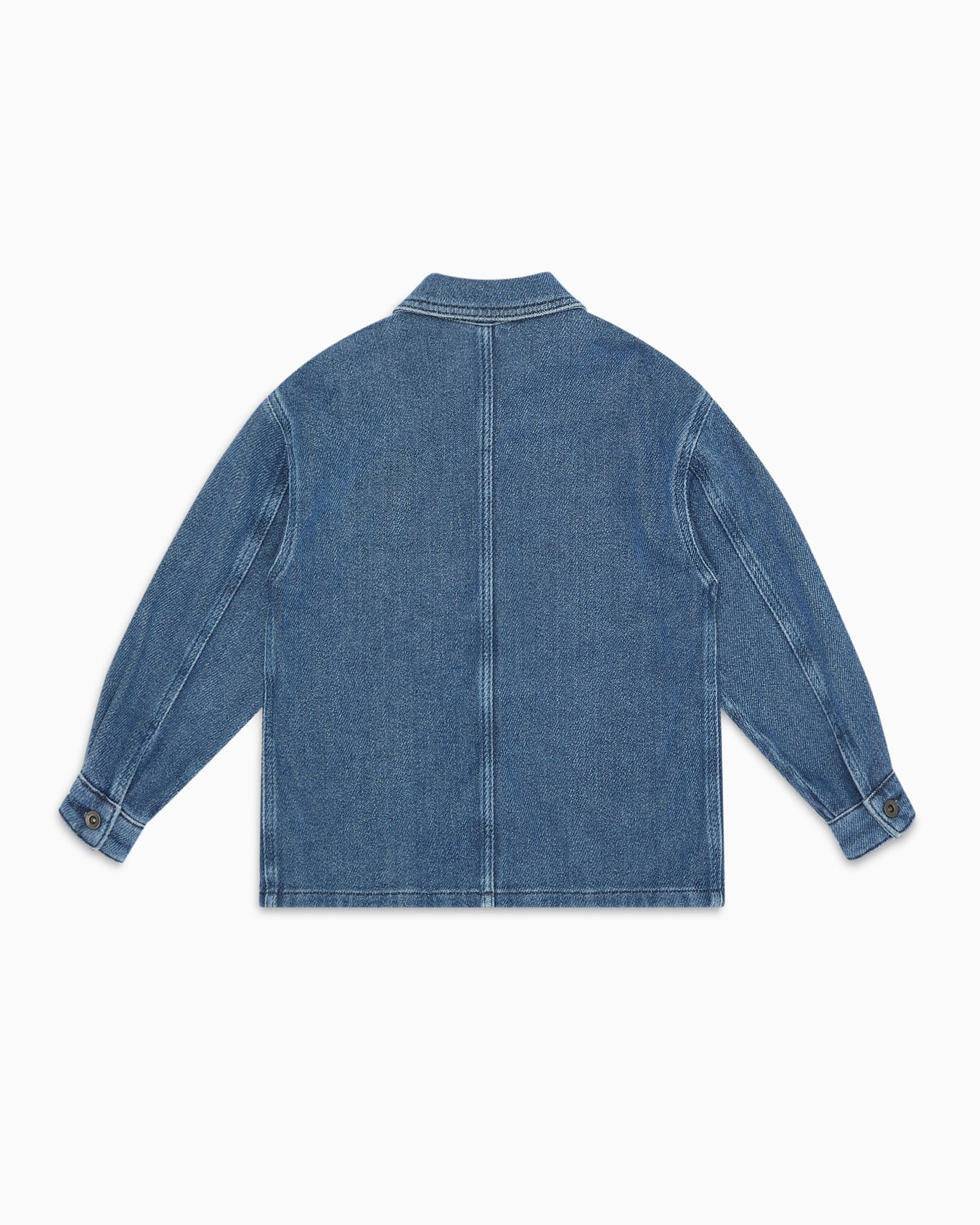 Viscose-blend denim shirt Slide 2