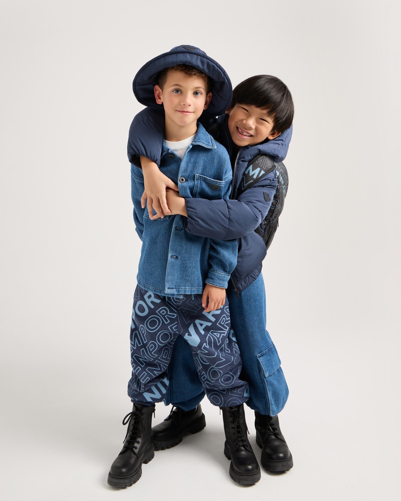Viscose-blend denim shirt Slide 3
