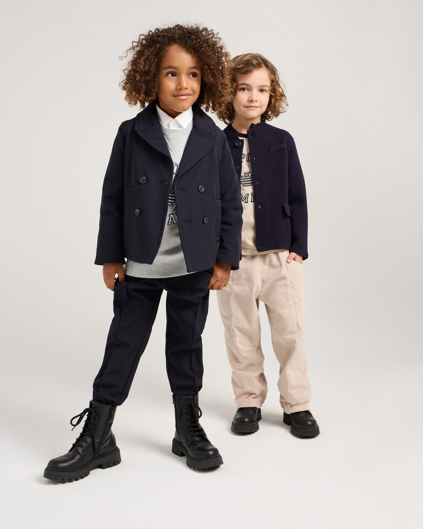 Barré fabric guru collar jacket Slide 3
