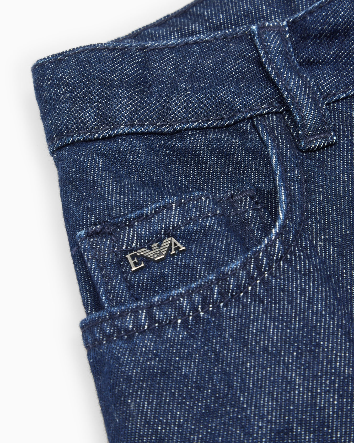 Jean à jambe ovale en denim Diapositive 1