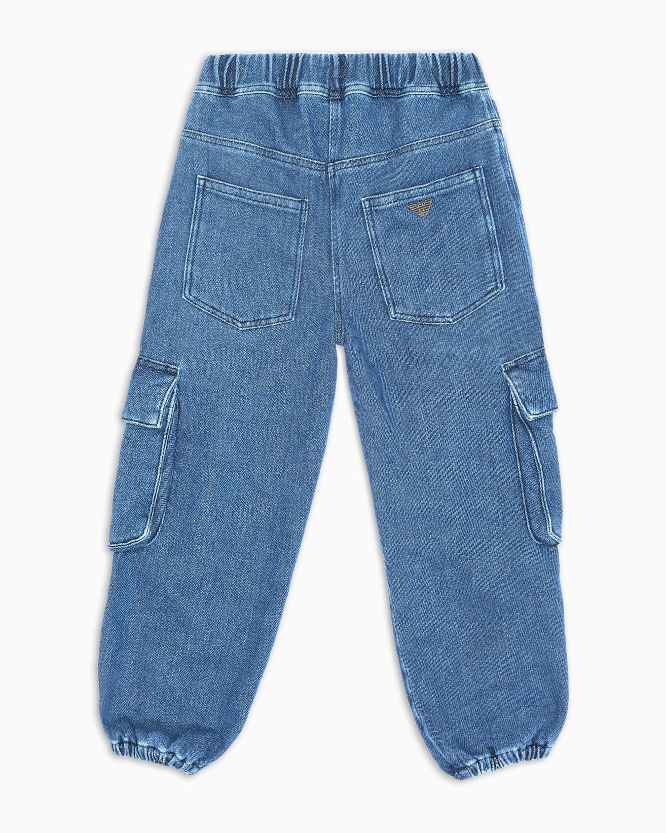 Jean cargo en denim mélangé à la viscose Diapositive 2