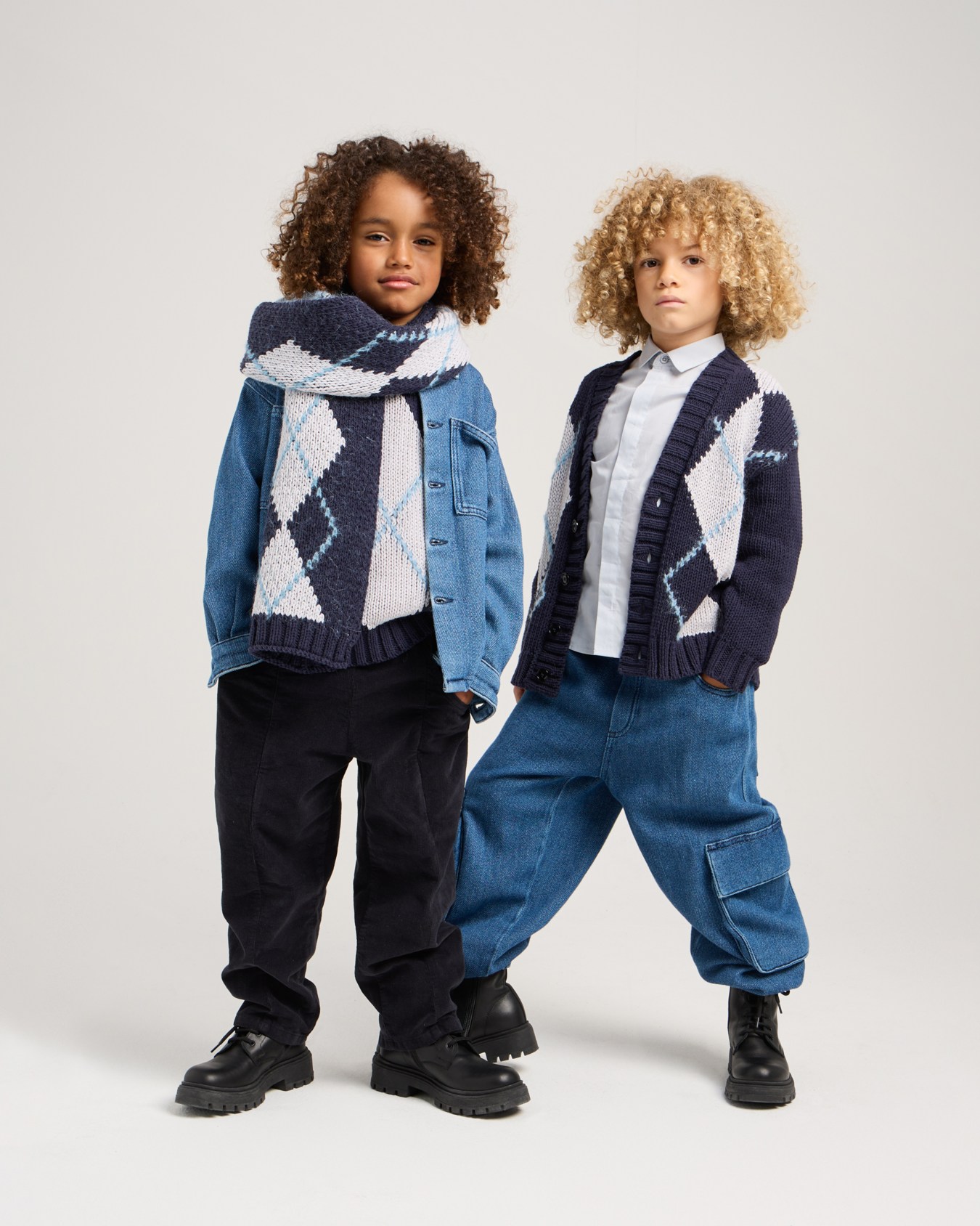 Jean cargo en denim mélangé à la viscose Diapositive 6