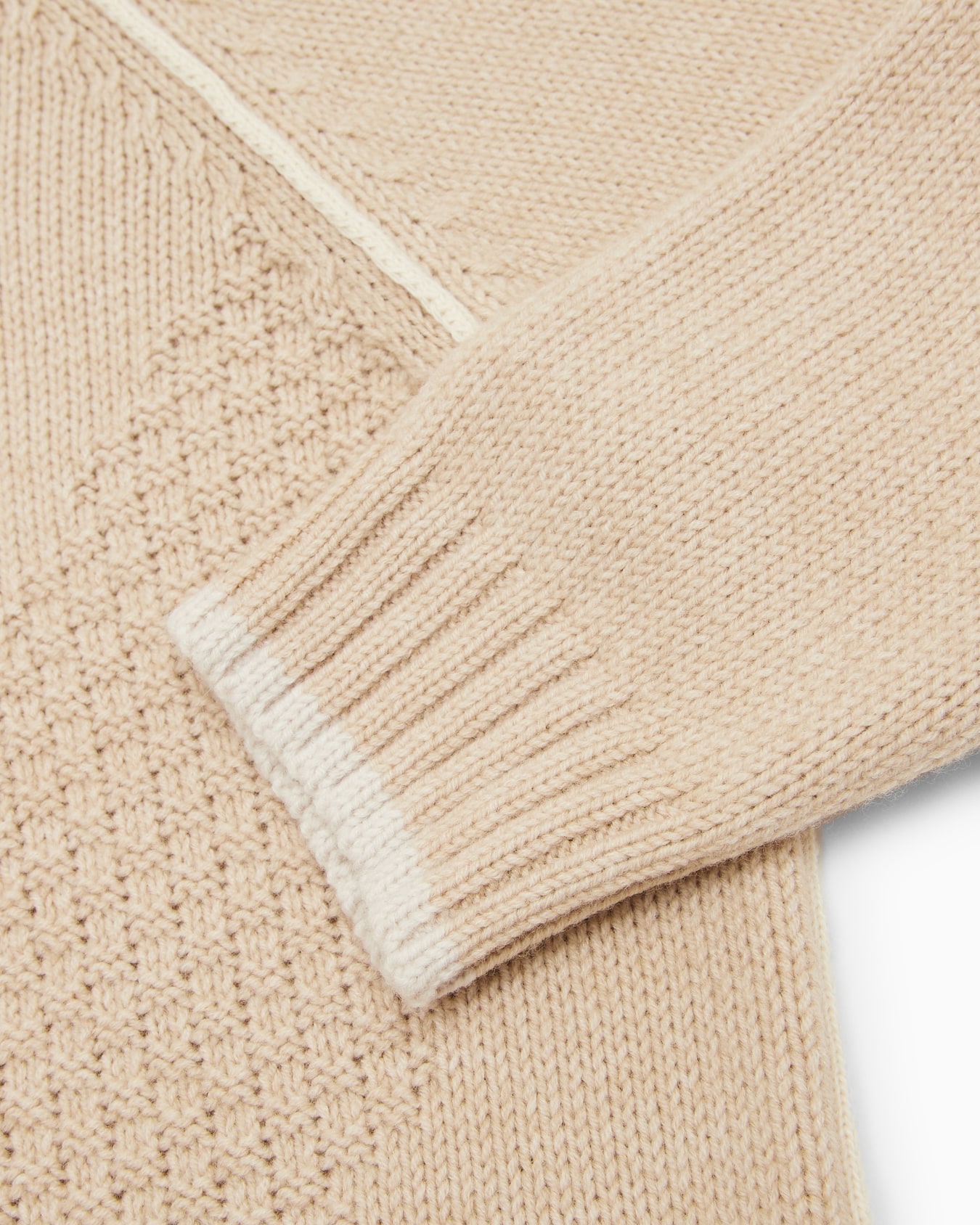 Virgin wool-blend jumper with oversized eagle intarsia Slide 1