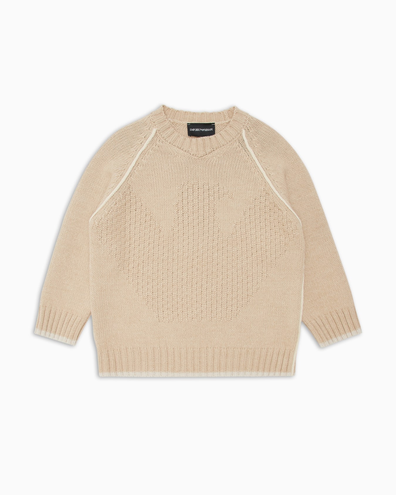 Virgin wool-blend jumper with oversized eagle intarsia Slide 0