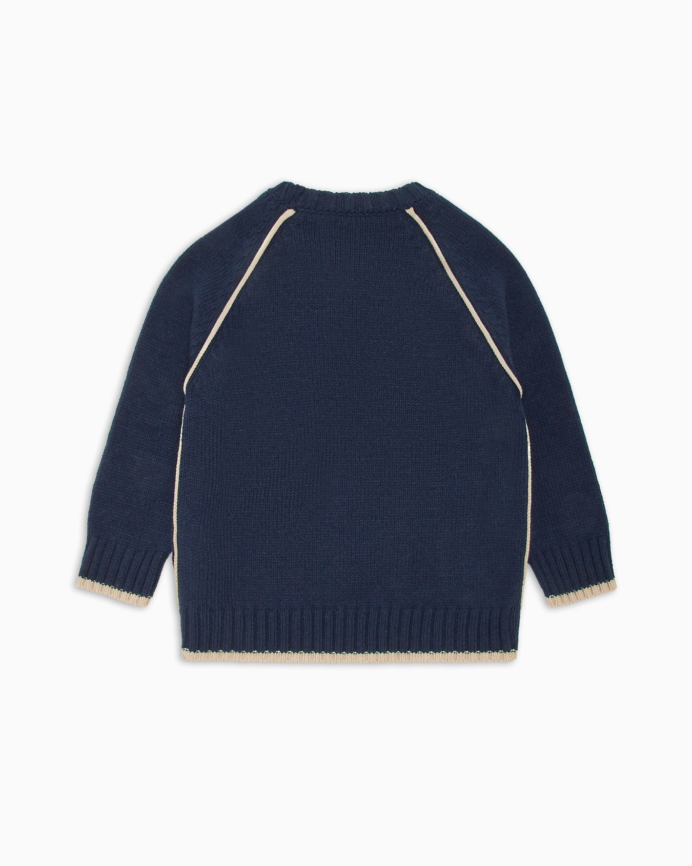 Virgin wool-blend jumper with oversized eagle intarsia Slide 2