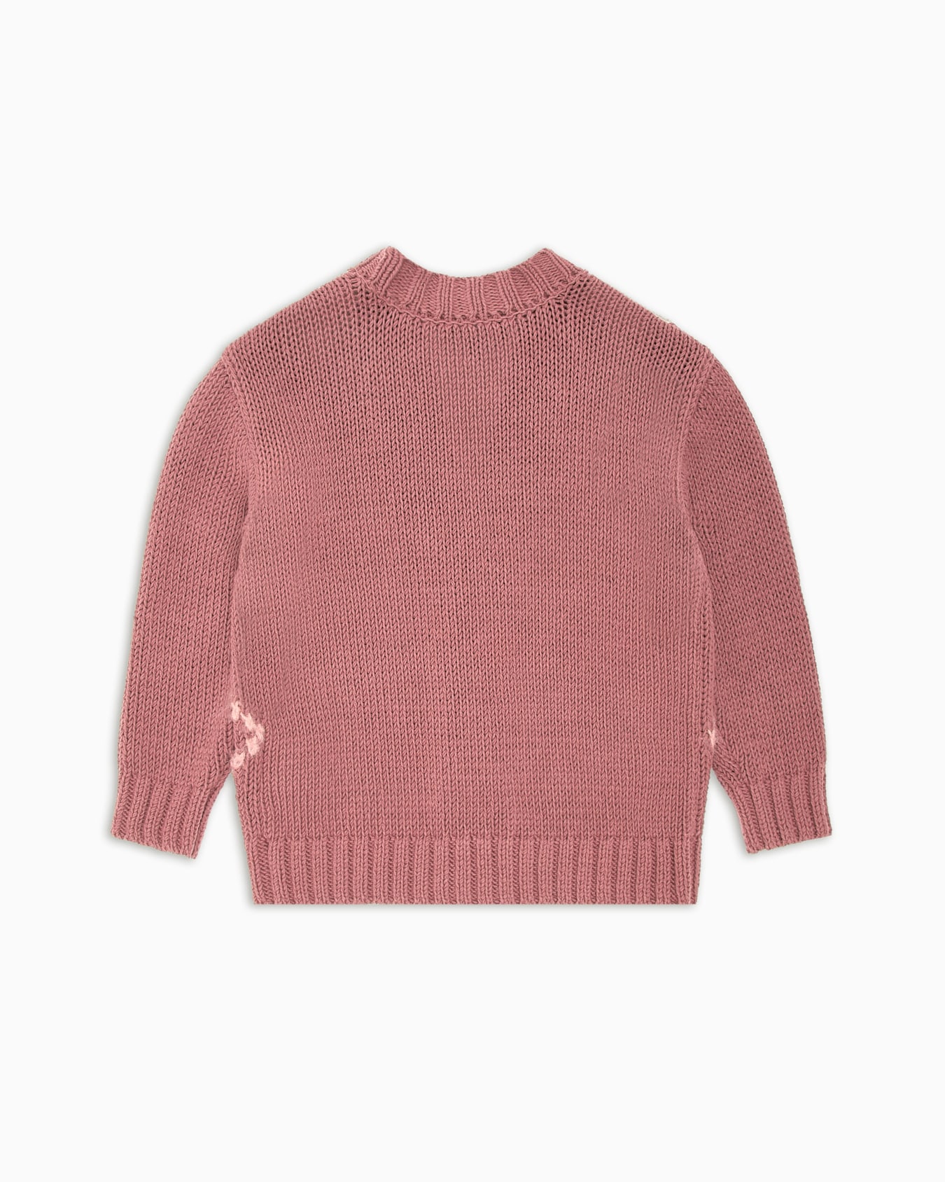 Strickjacke mit V-Ausschnitt und Maxi-Rautenmuster Folie 2