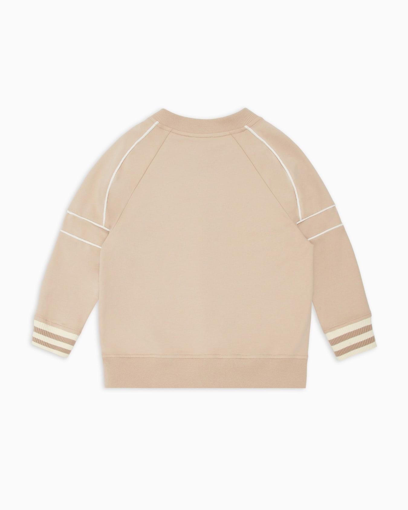 Oversized sweatshirt in jersey with logo crest patch Slide 2