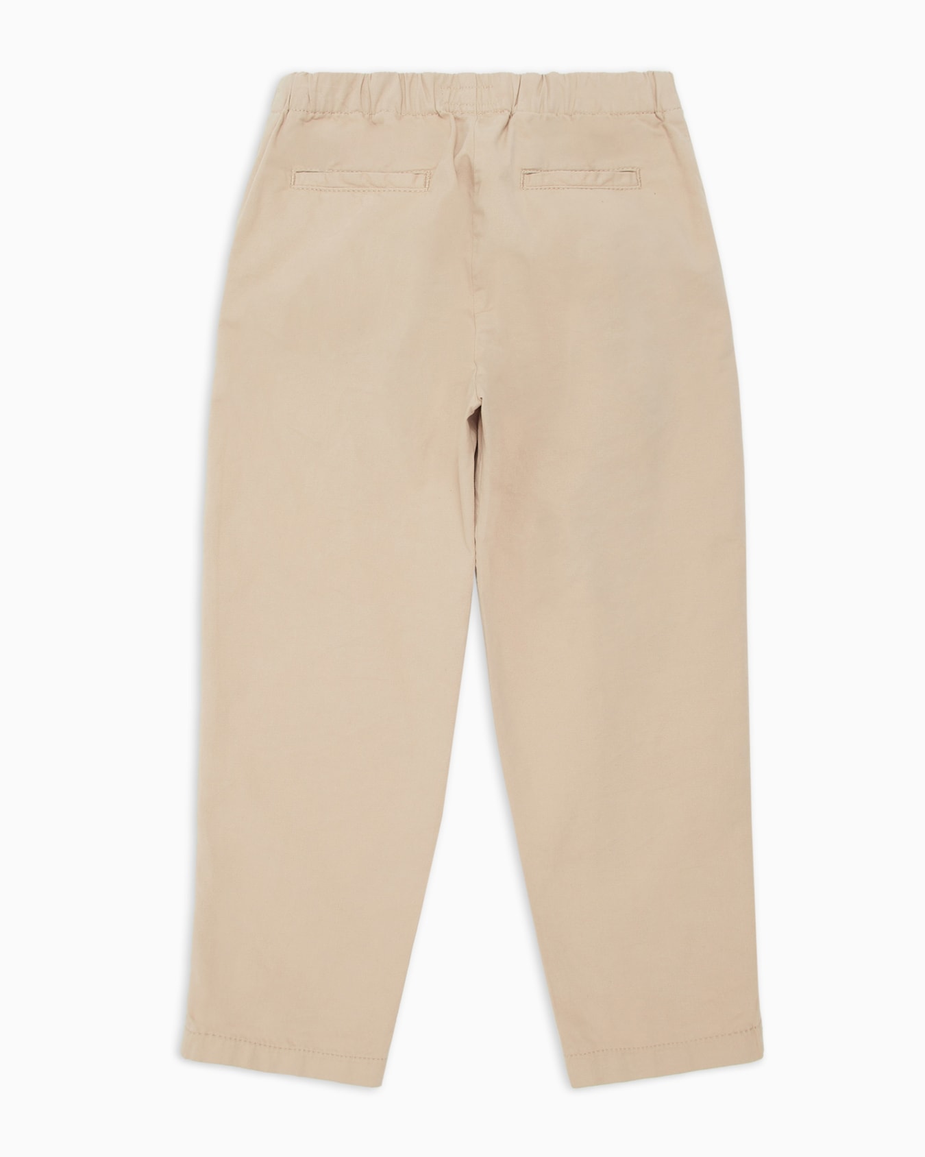 Viscose-blend drawstring trousers with pleats Slide 2