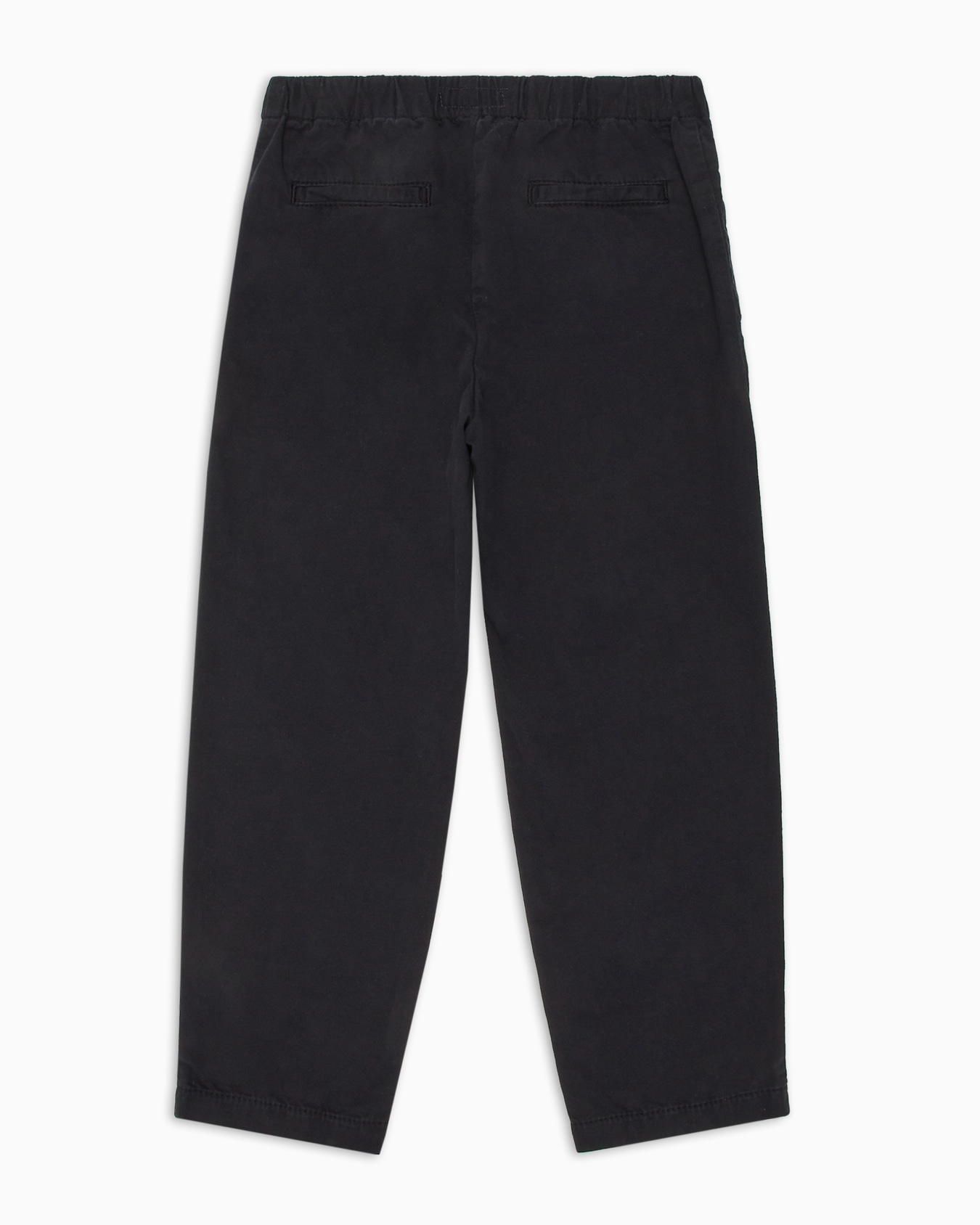 Viscose-blend drawstring trousers with pleats Slide 2