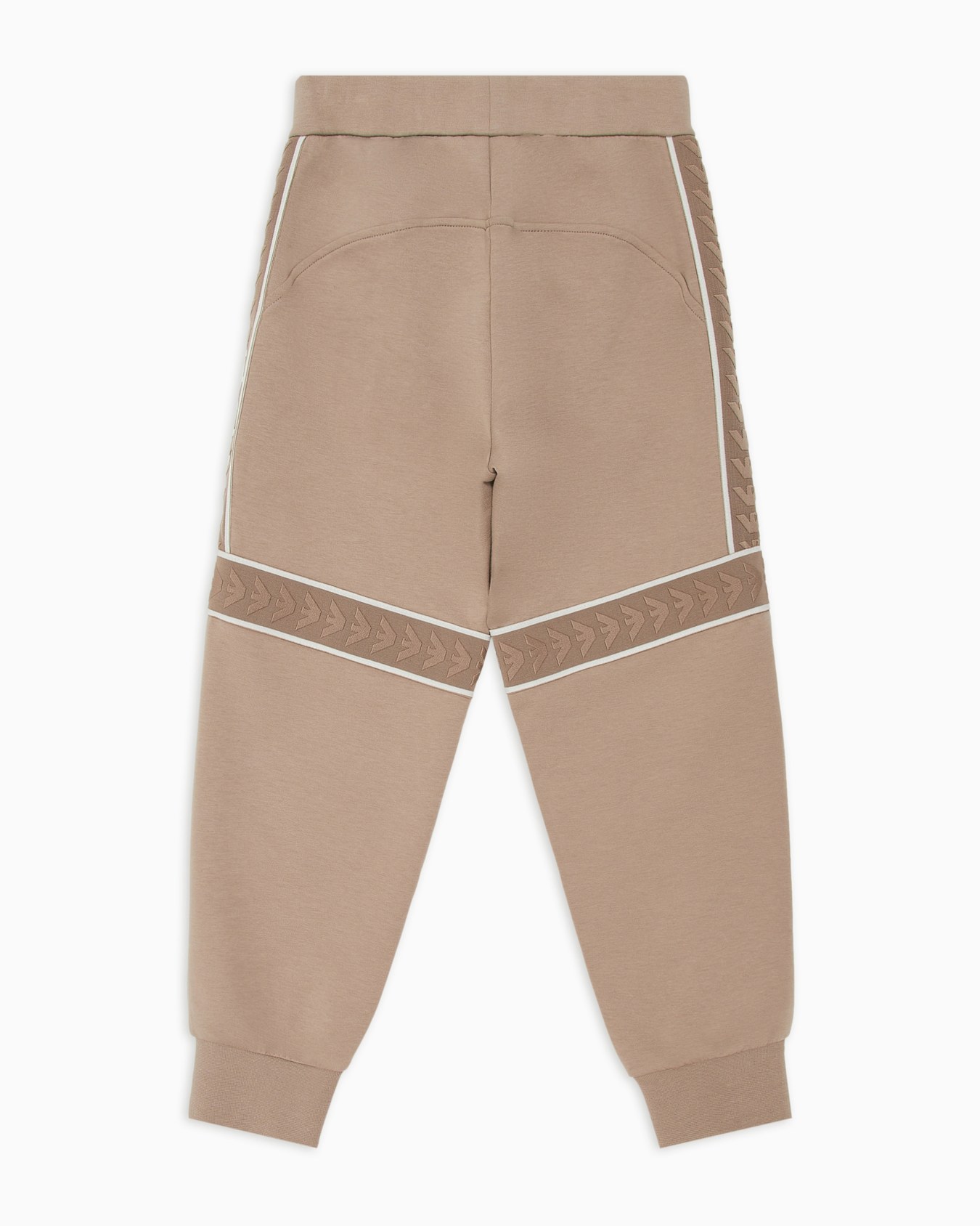 Jogginghose in Loose Fit aus doppellagigem Jersey mit Logoband Folie 2