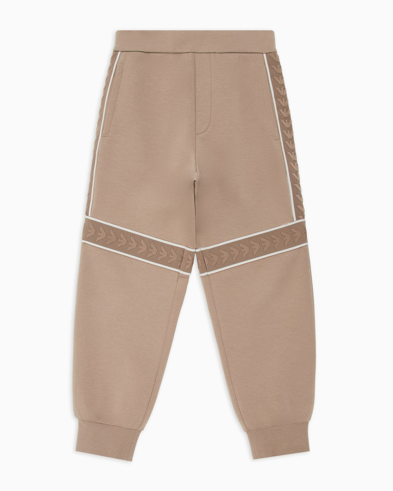 Jogginghose in Loose Fit aus doppellagigem Jersey mit Logoband Folie 0