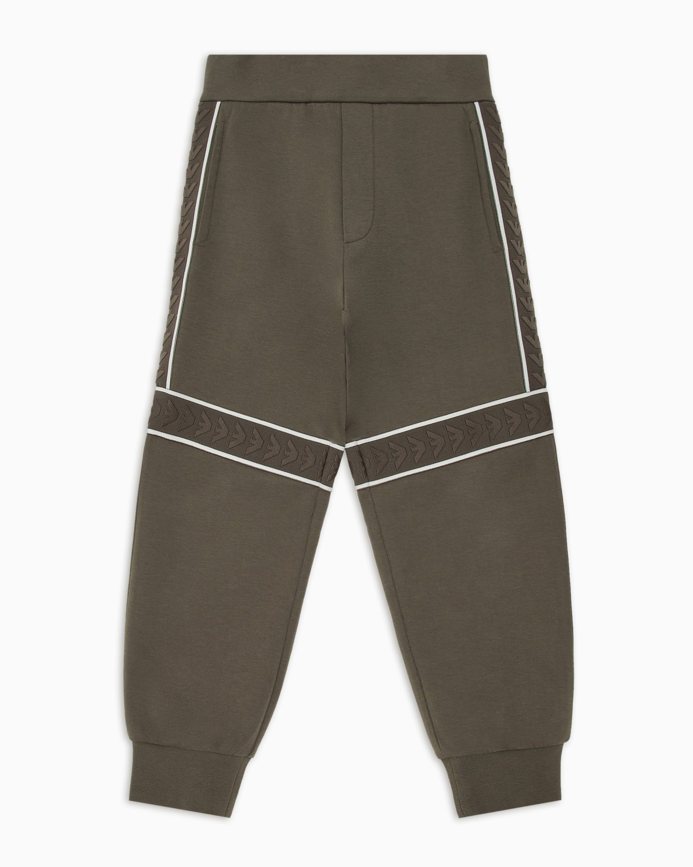 Jogginghose in Loose Fit aus doppellagigem Jersey mit Logoband Folie 0