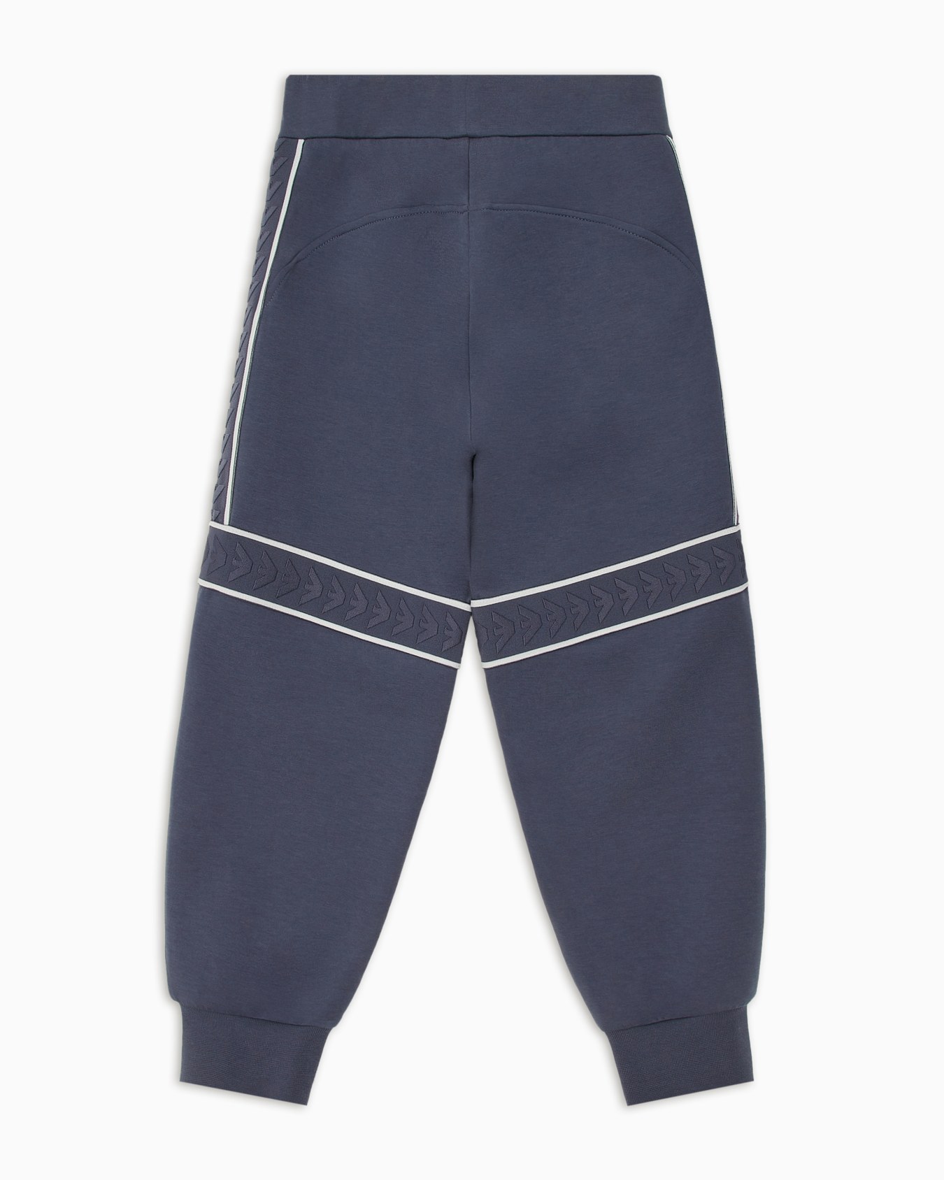 Loose-fit double-jersey joggers with logo tape Slide 2