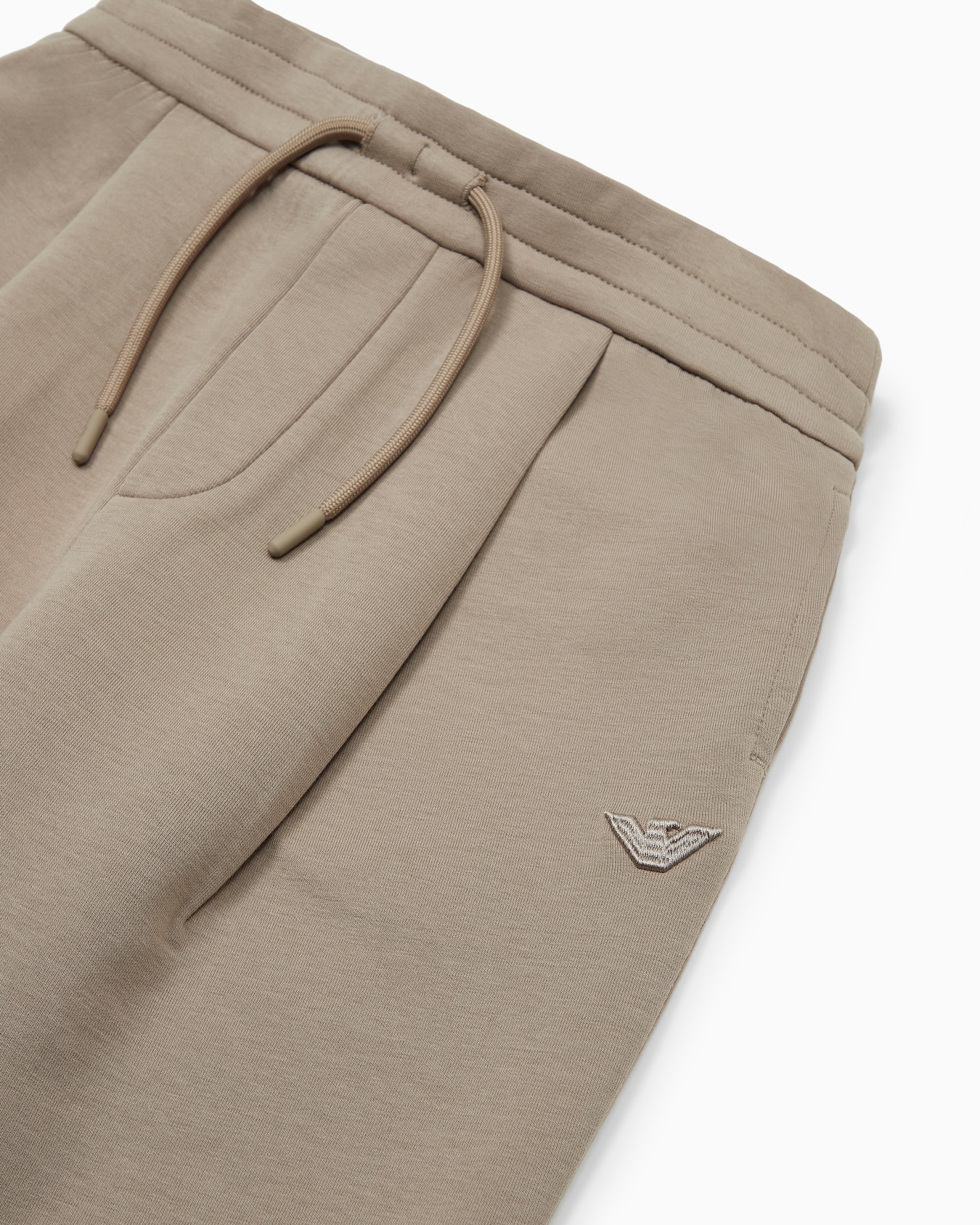 Pantalon de jogging à la coupe ample en jersey double Diapositive 1