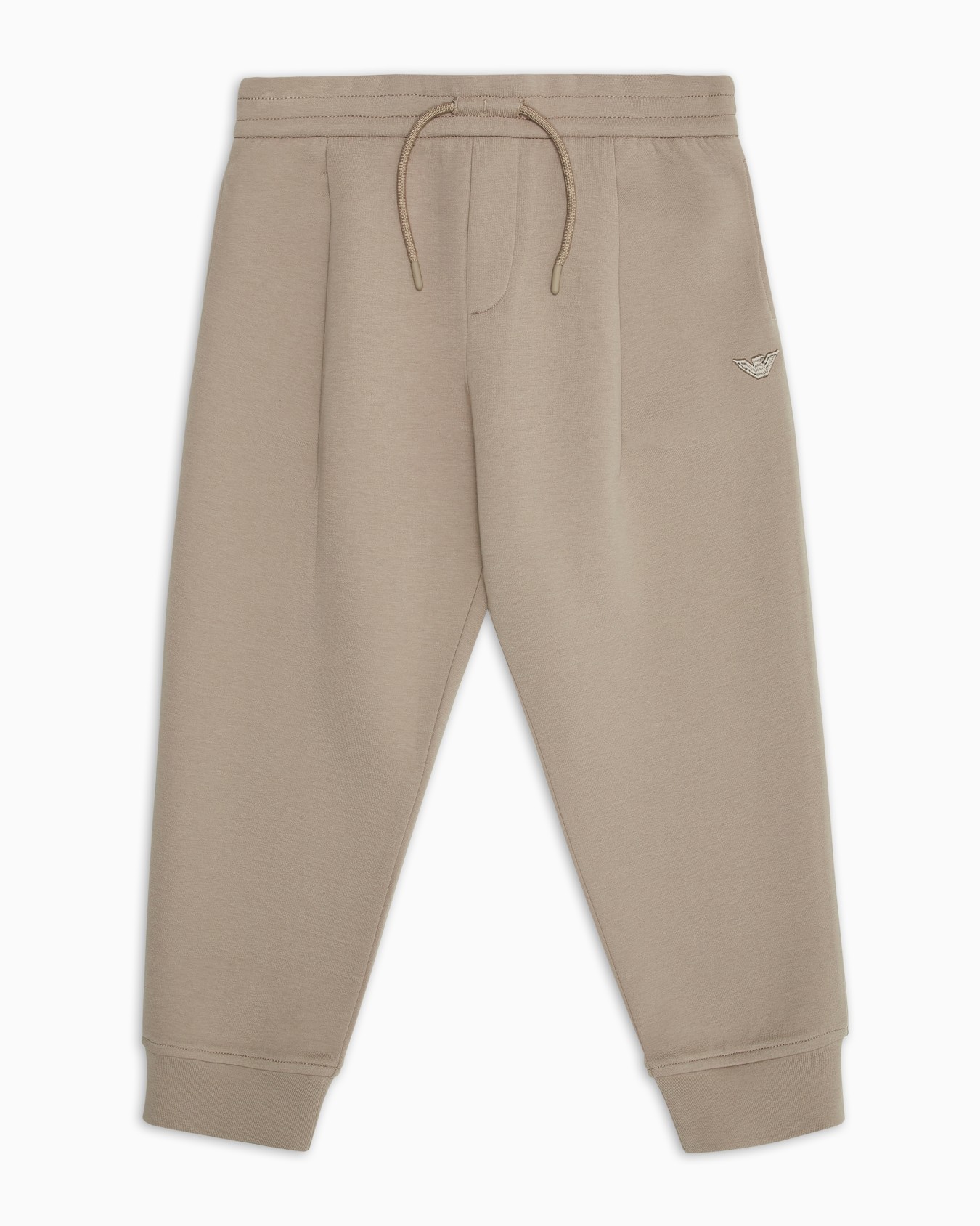 Pantalon de jogging à la coupe ample en jersey double Diapositive 0