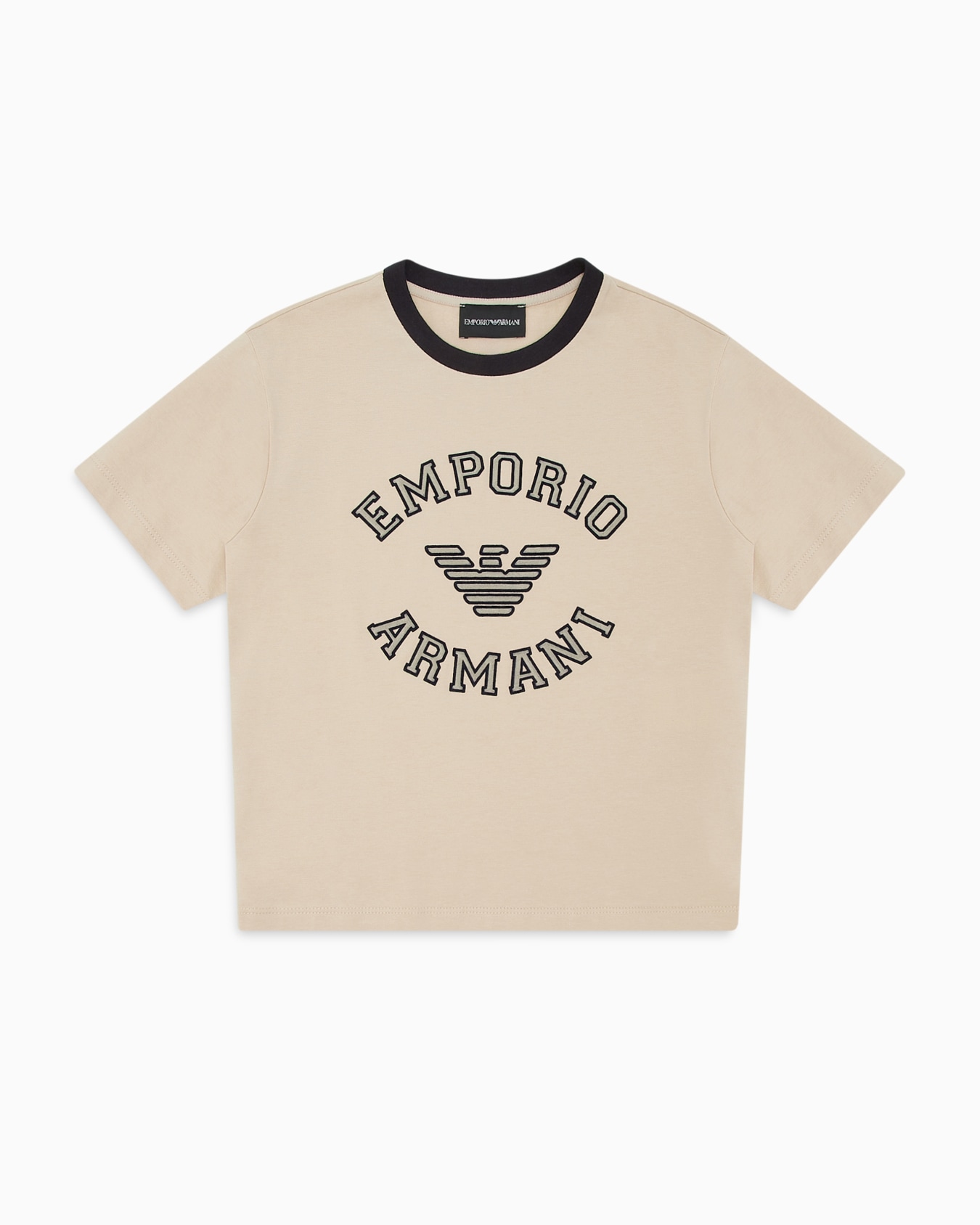 T-shirt comfort fit in jersey con ricamo maxi logo ASV Slide 0