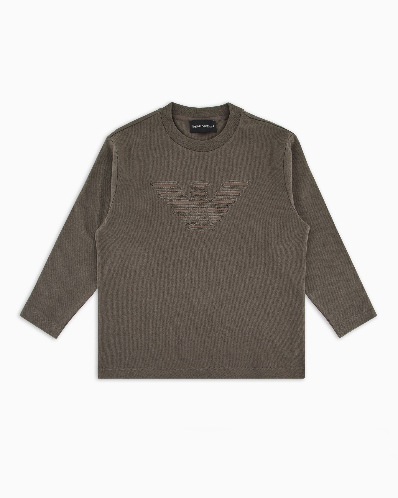 ASV oversized jersey jumper with oversized eagle embroidery Slide 0