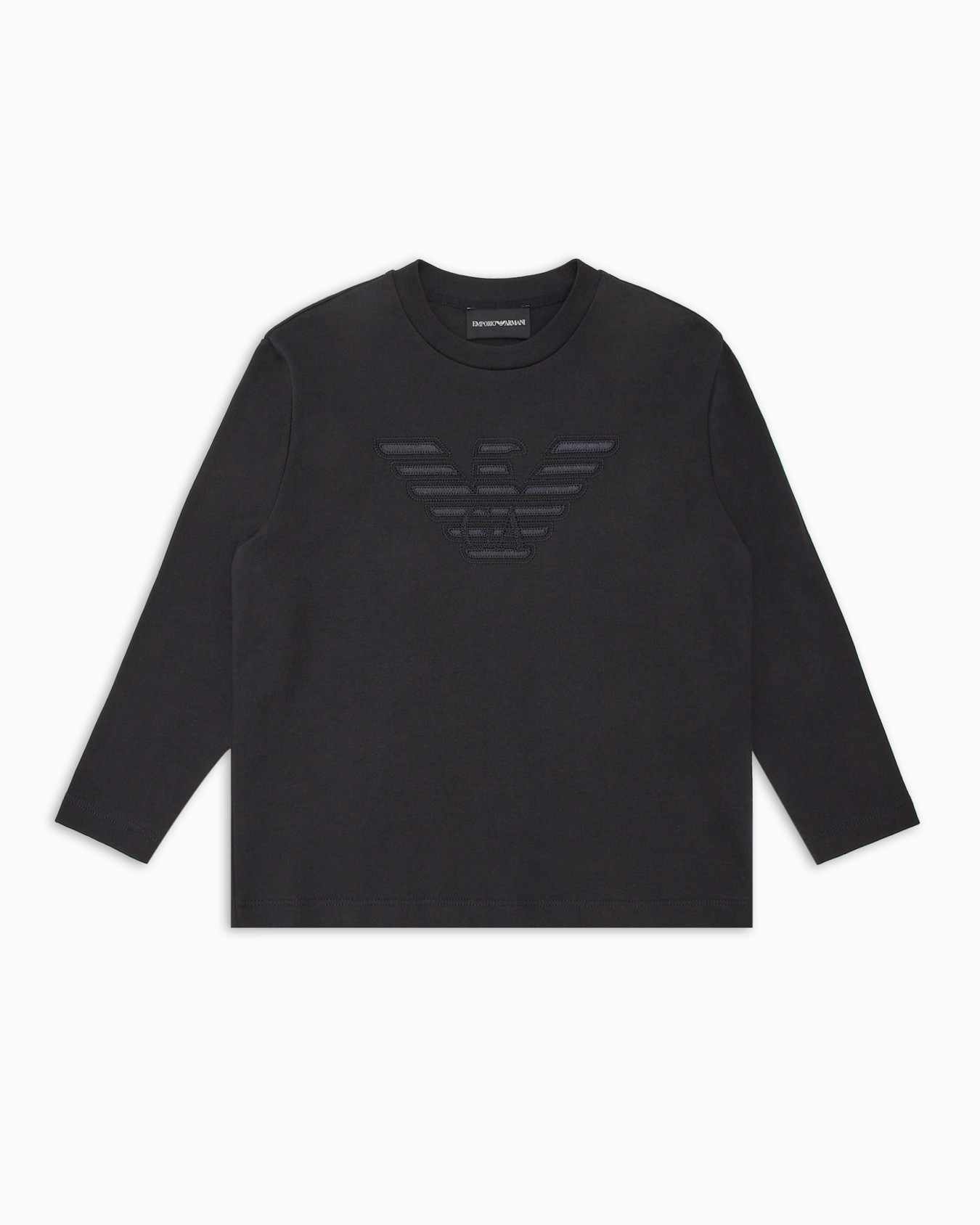 ASV oversized jersey jumper with oversized eagle embroidery Slide 0
