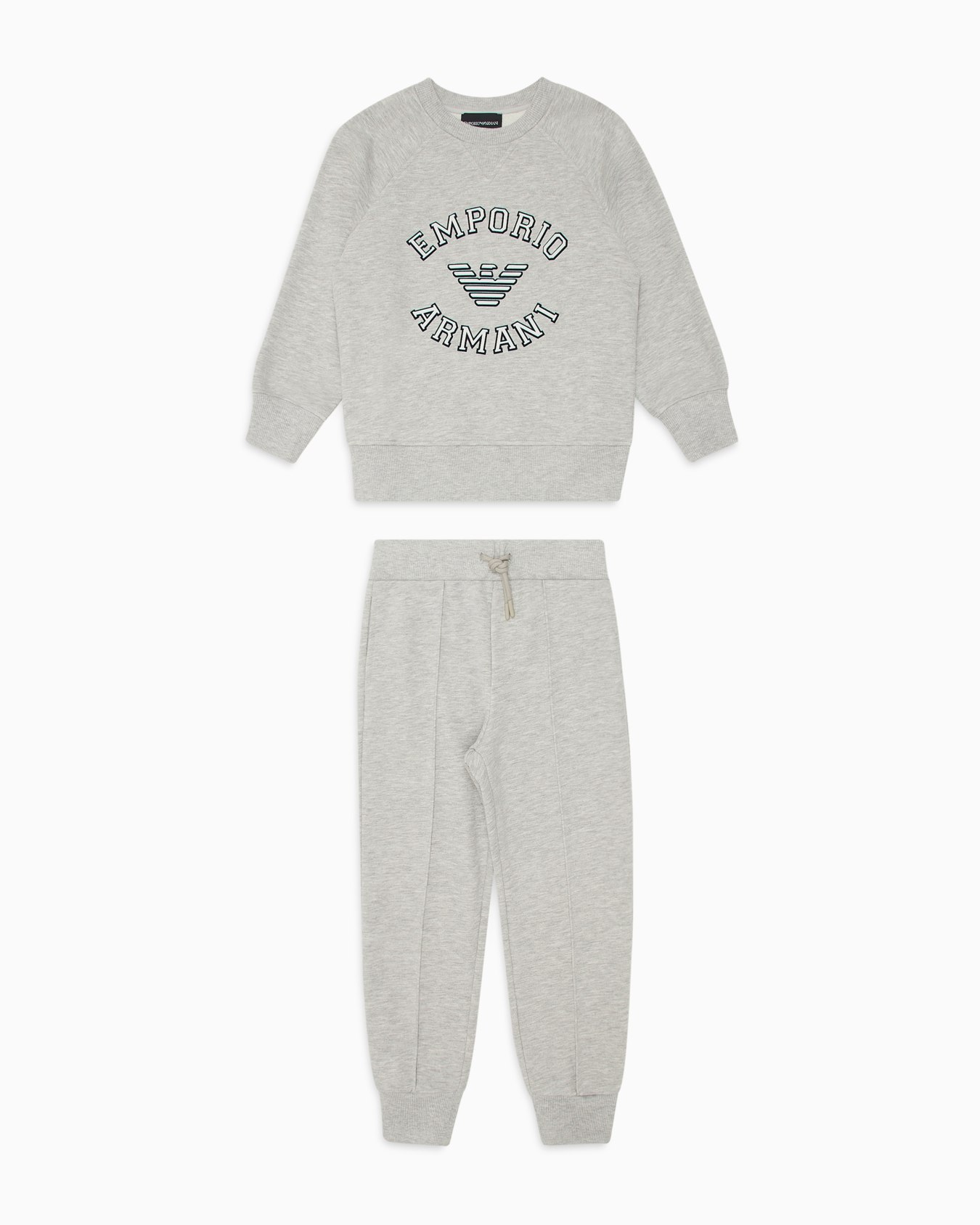 Survêtement en jersey à la coupe confortable avec grand logo Diapositive 0