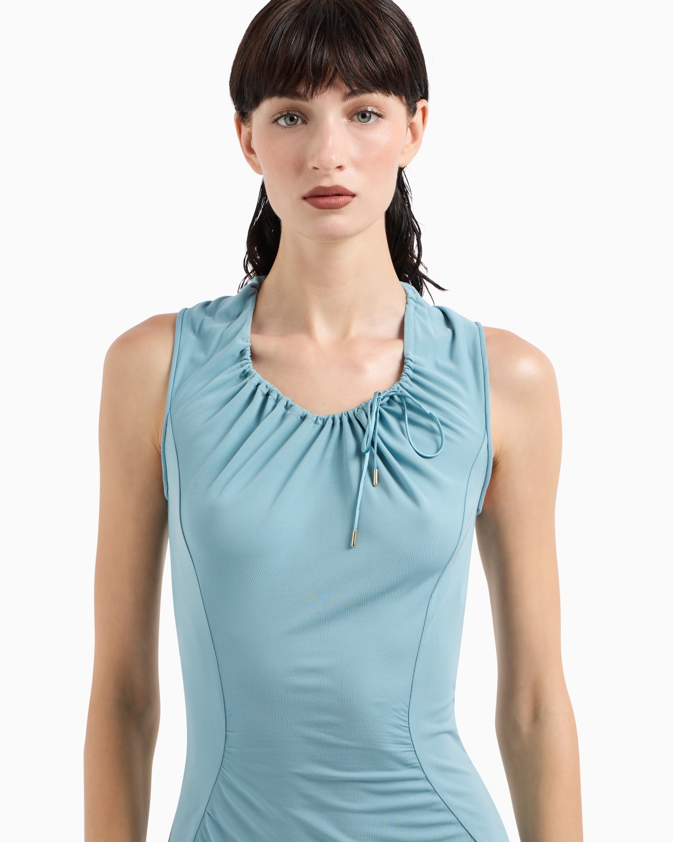 ASV Midikleid aus Viskosejersey mit Krepp-Haptik Folie 4