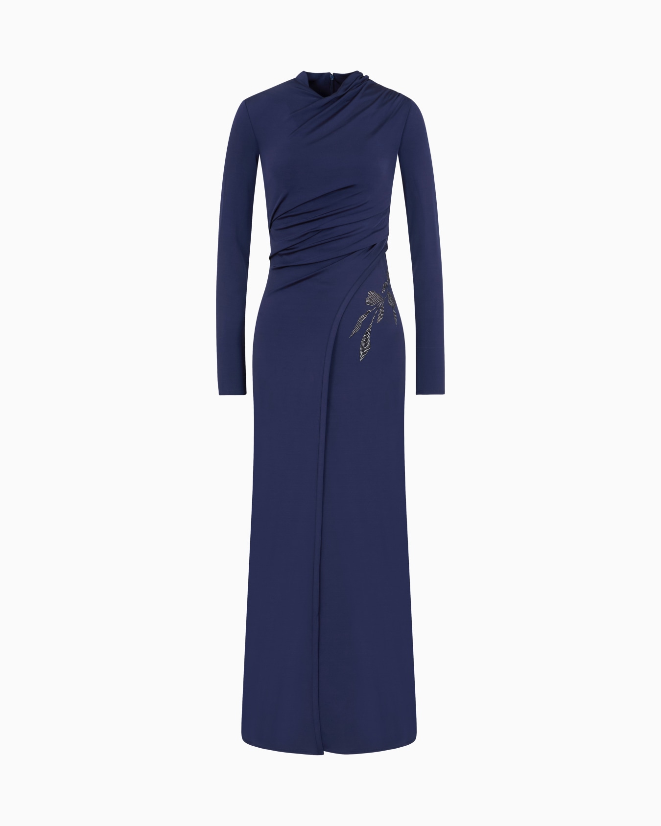 Robe longue en jersey de viscose stretch avec strass ASV Diapositive 0