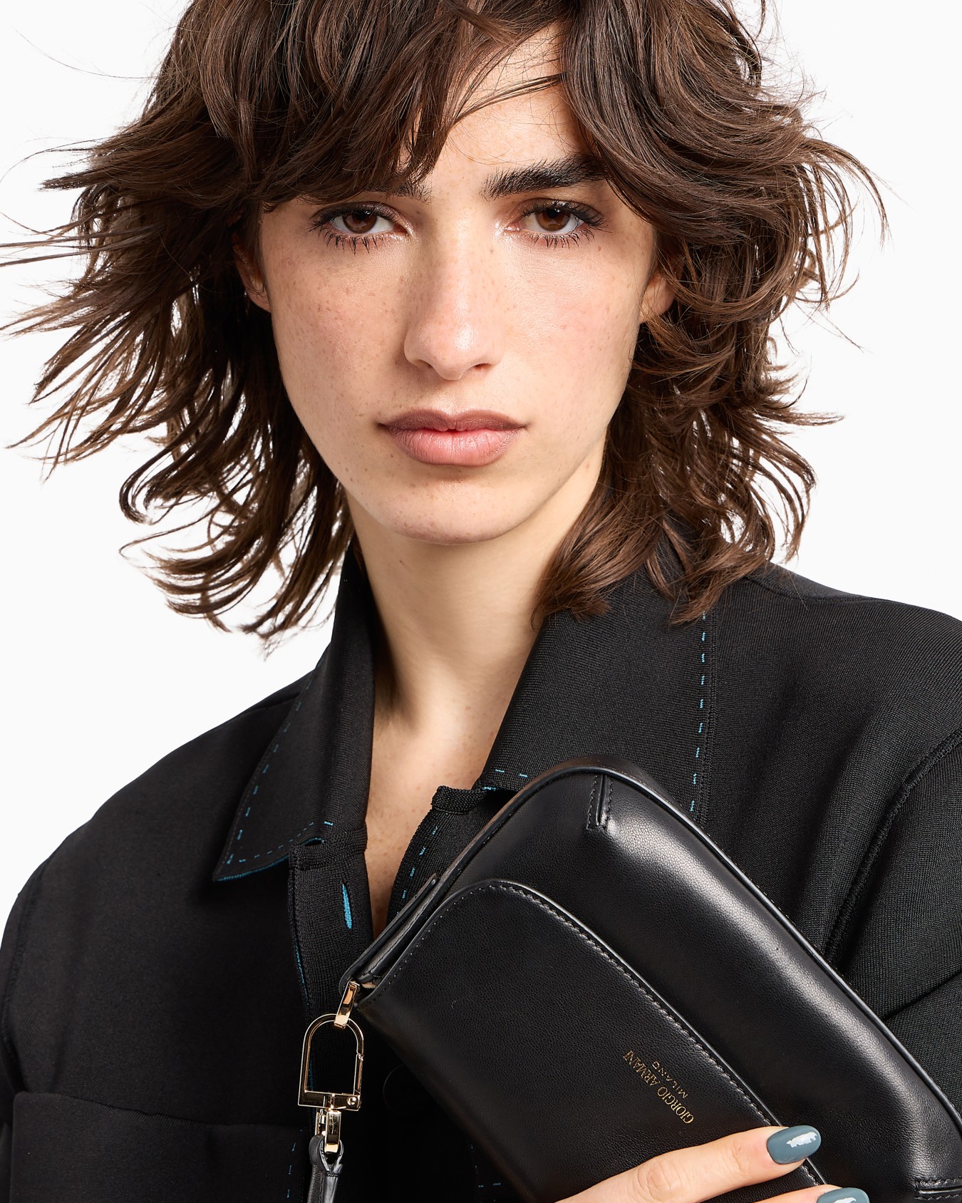 Blouson en mélange de soie et de viscose Diapositive 6